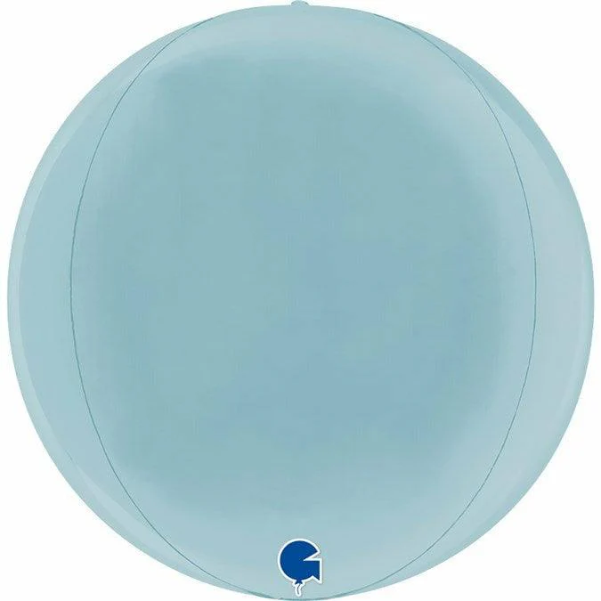 Grabo Pastel Blue Globe 11in Foil Balloon