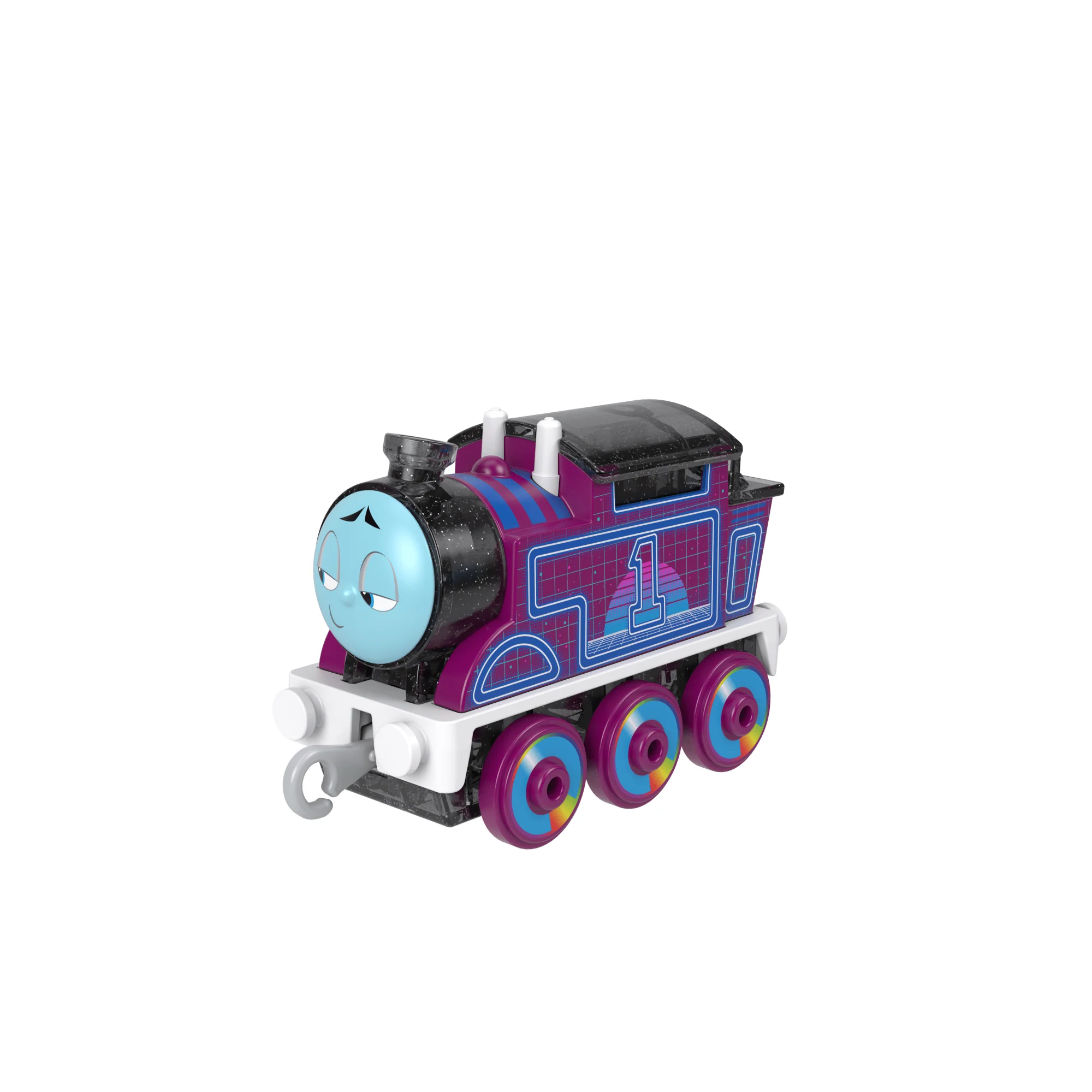 Thomas & Friends Color Changers Neon Thomas Diecast Metal Toy Train Engine For Preschool Kids