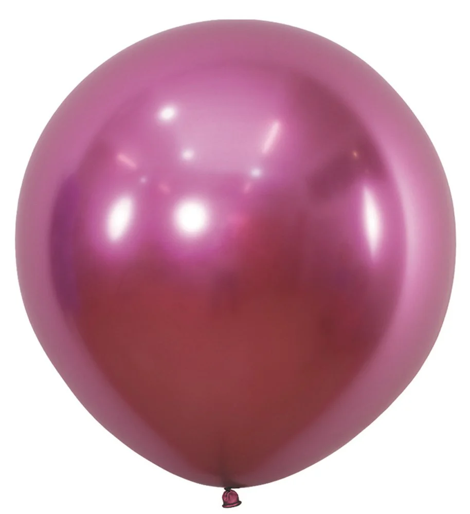 24 inch Sempertex Reflex Fuchsia Latex Balloons 10ct