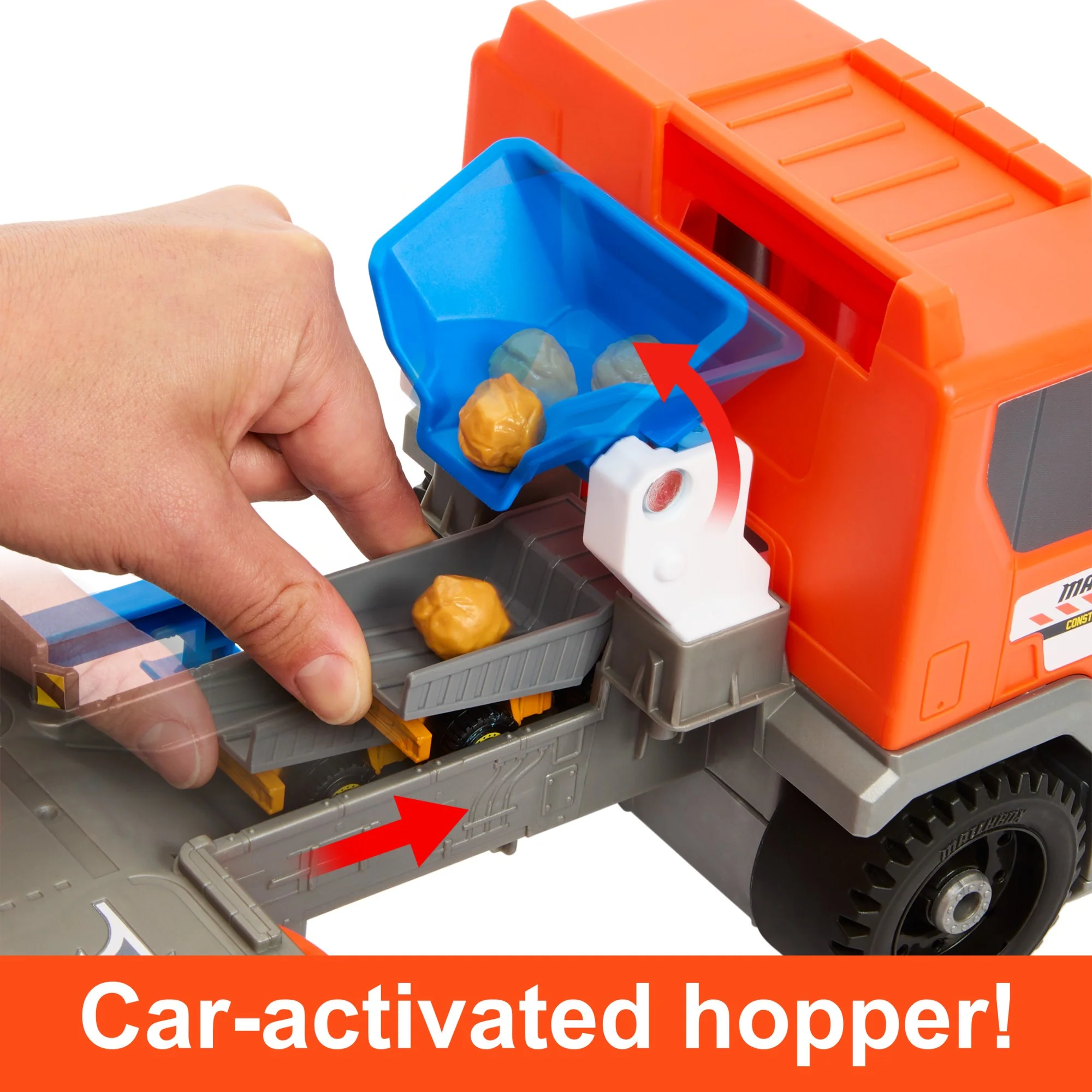 Matchbox Action Drivers Matchbox Transforming Excavator, Toy Construction Truck With 1:64 Scale Vehicle