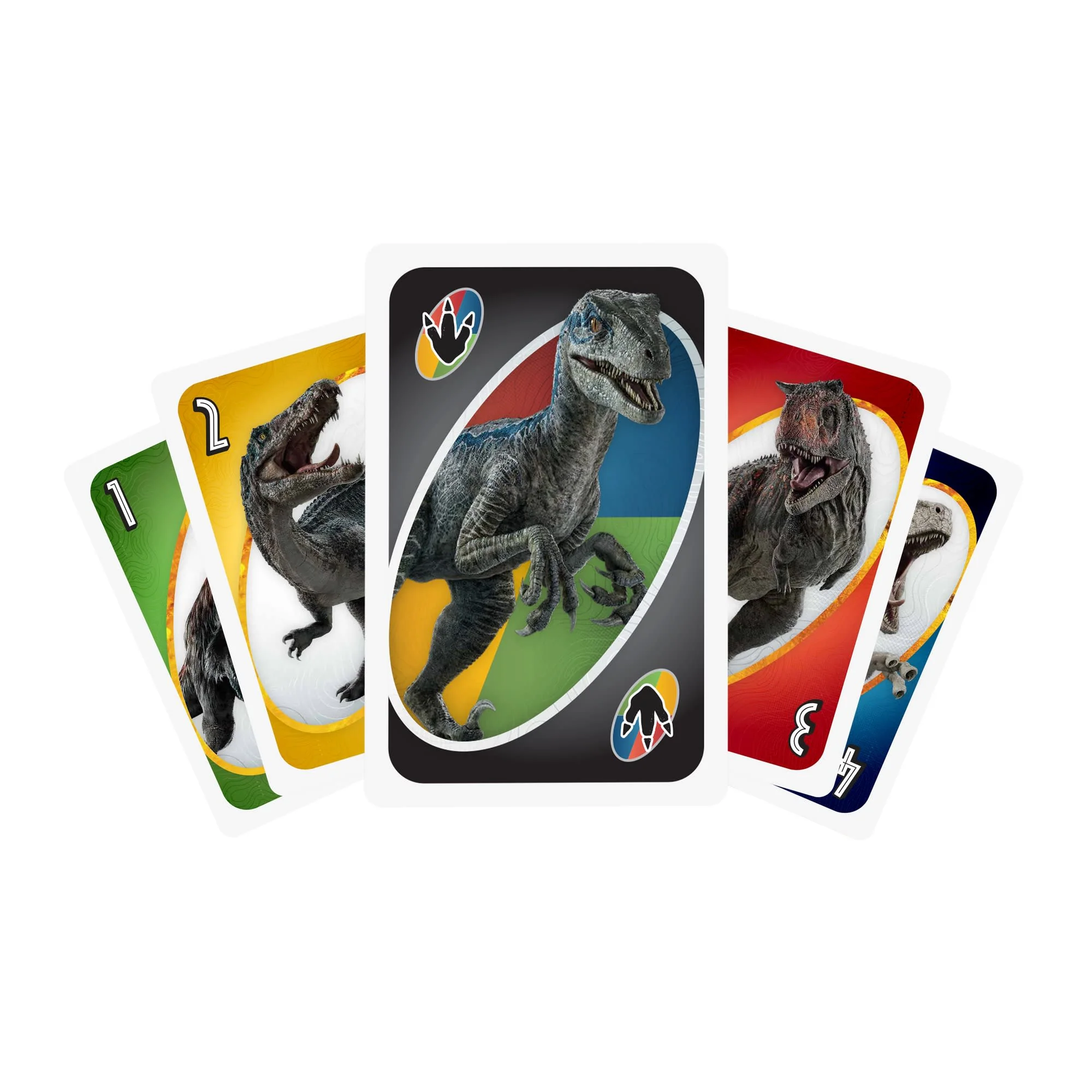 UNO Jurassic World Dominion Card Game With Movie-themed Deck