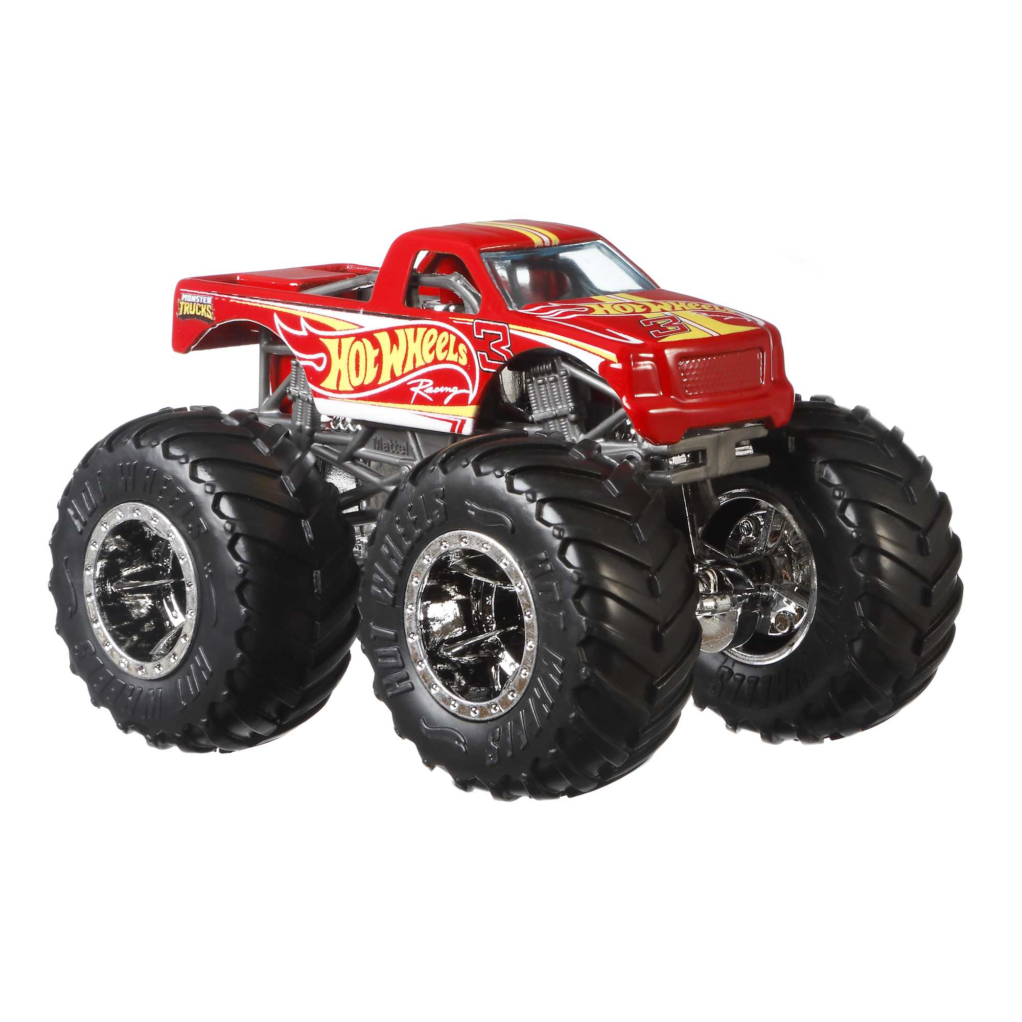 Hot Wheels Monster Trucks, Set Of 12 1:64 Die-Cast Toy Trucks For Kids