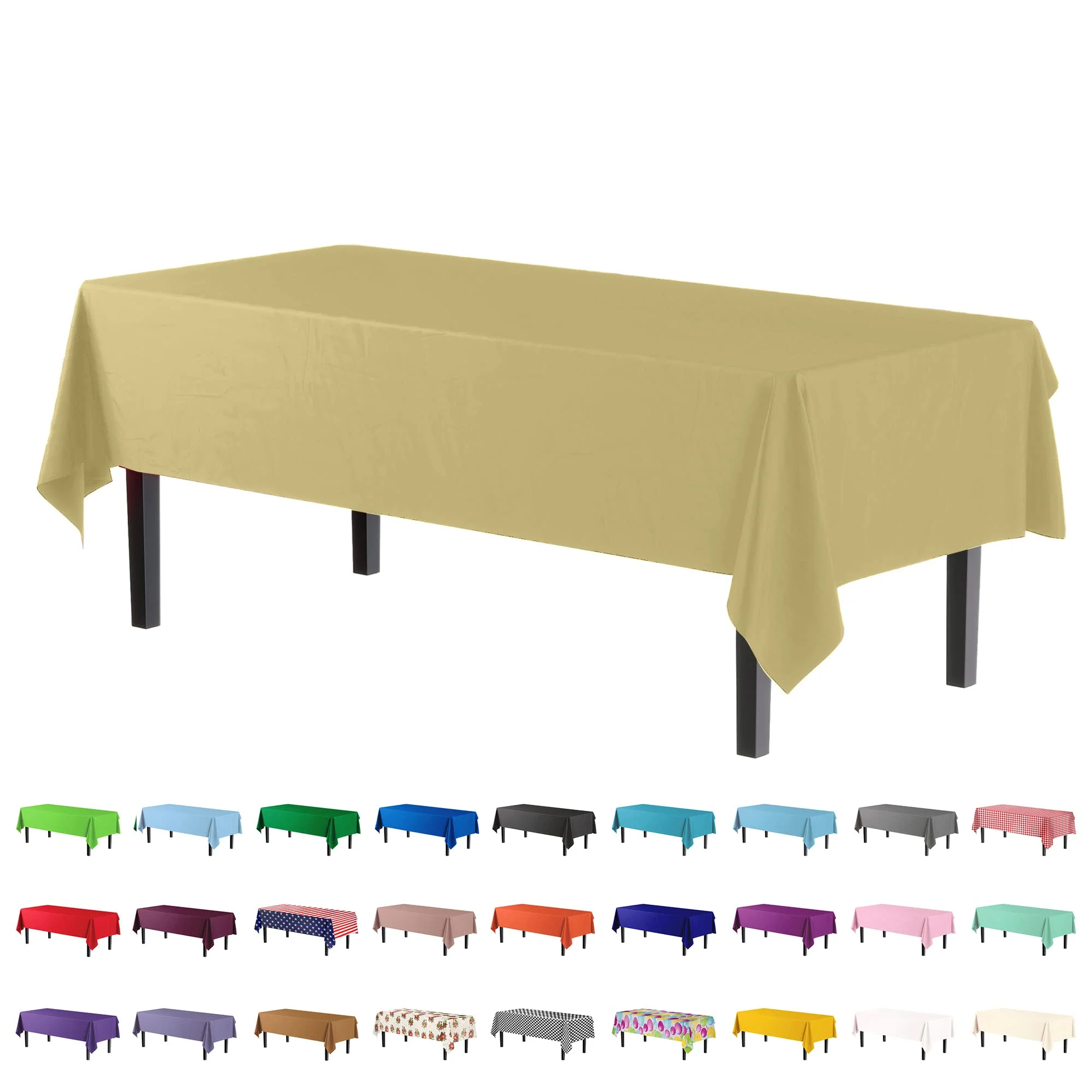 Premium Light Yellow Table Cover