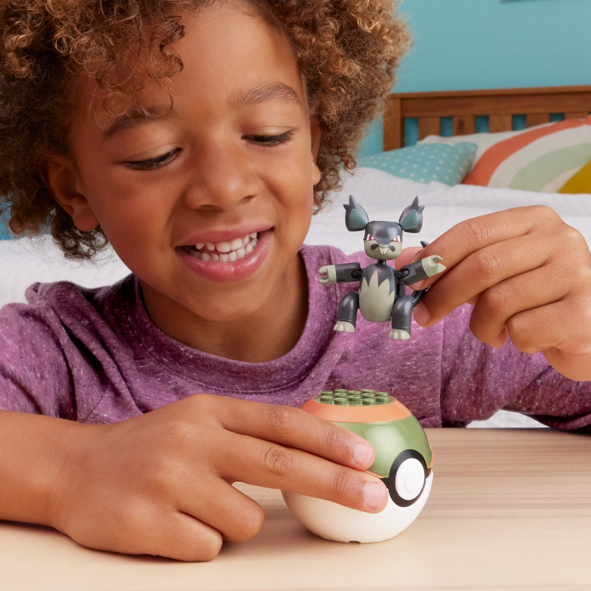 MEGA Pok��mon Alolan Rattata Building Toy Kit, Poseable Action Figure (29 Pieces) For Kids