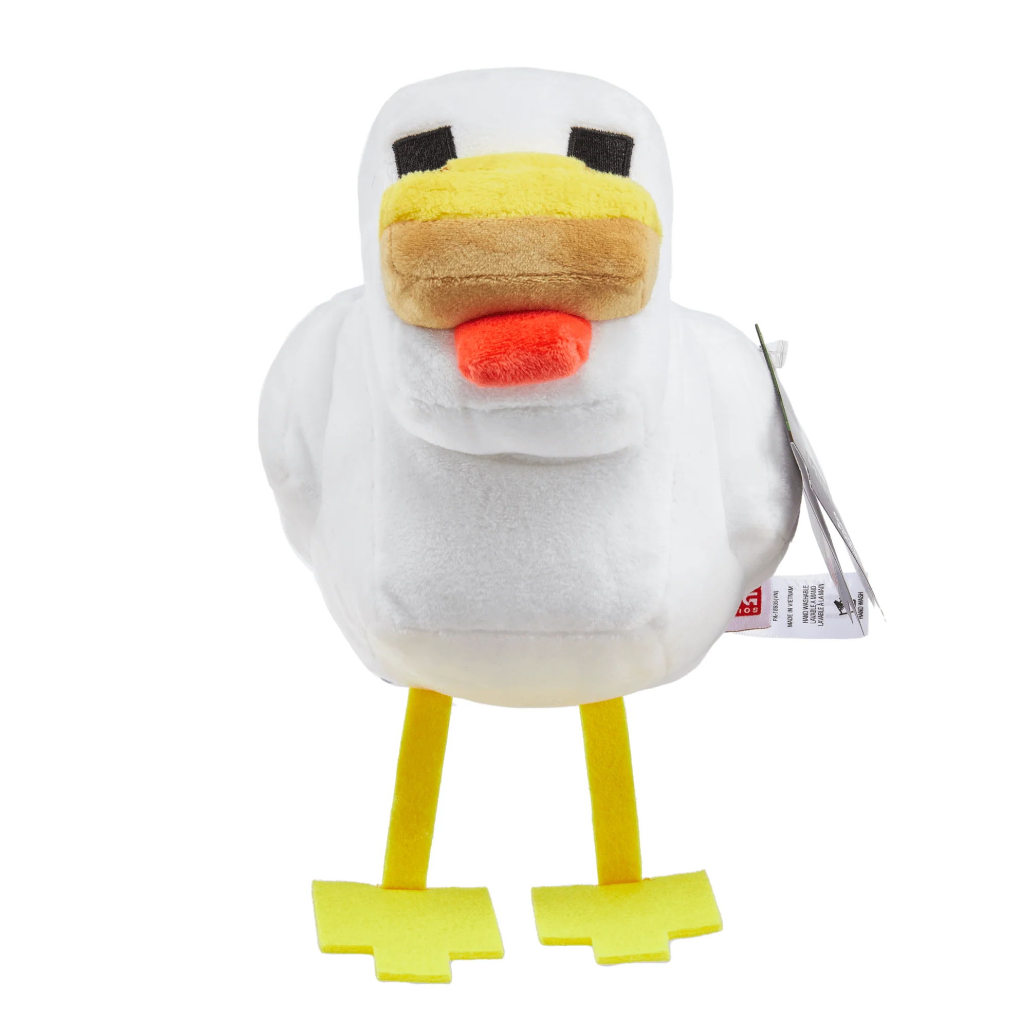 Minecraft Plush Chicken Toy, 8-inch Collectible Soft Doll inspired By Video Game Character