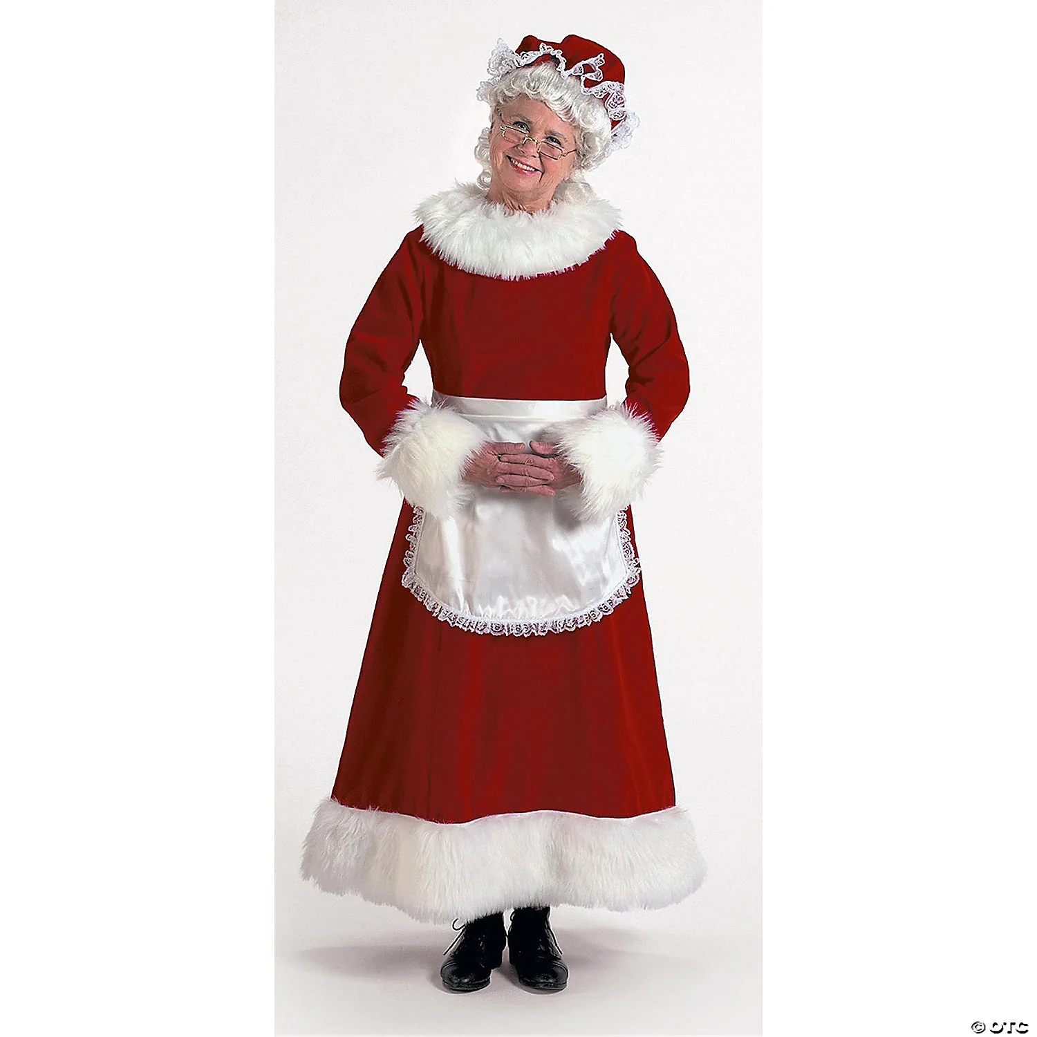 Women's Burgundy Velvet Mrs. Claus