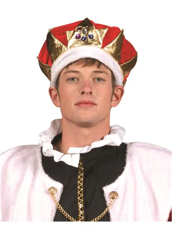 Adult King Crown - Purple Velvet