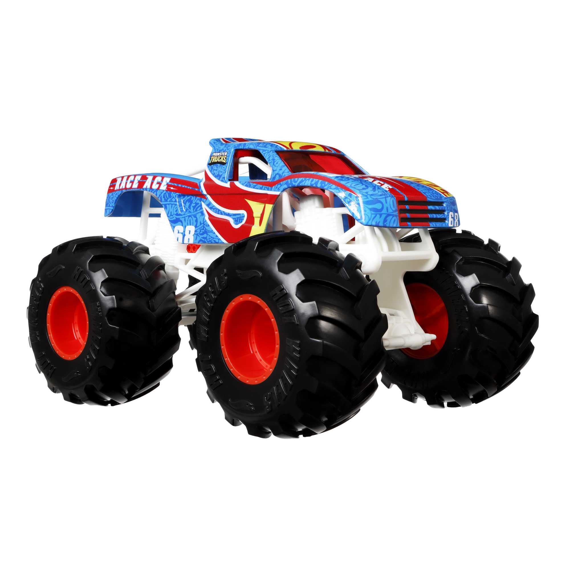 Hot Wheels Monster Trucks Ve��culo de Brinquedo Race Ace Escala 1:24