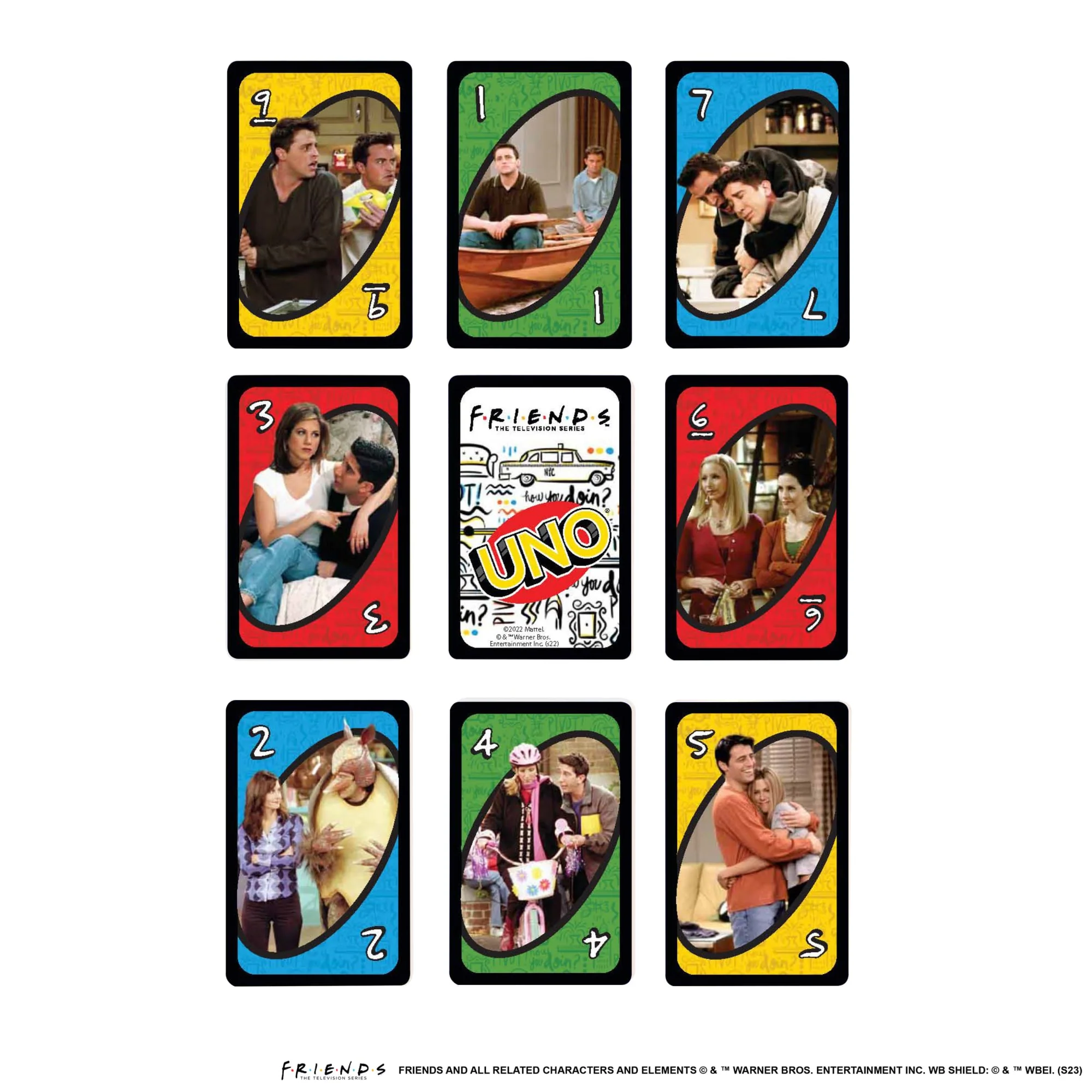 UNO Friends Card Game For Family, Adult & Party Nights, Collectible inspired By TV Series