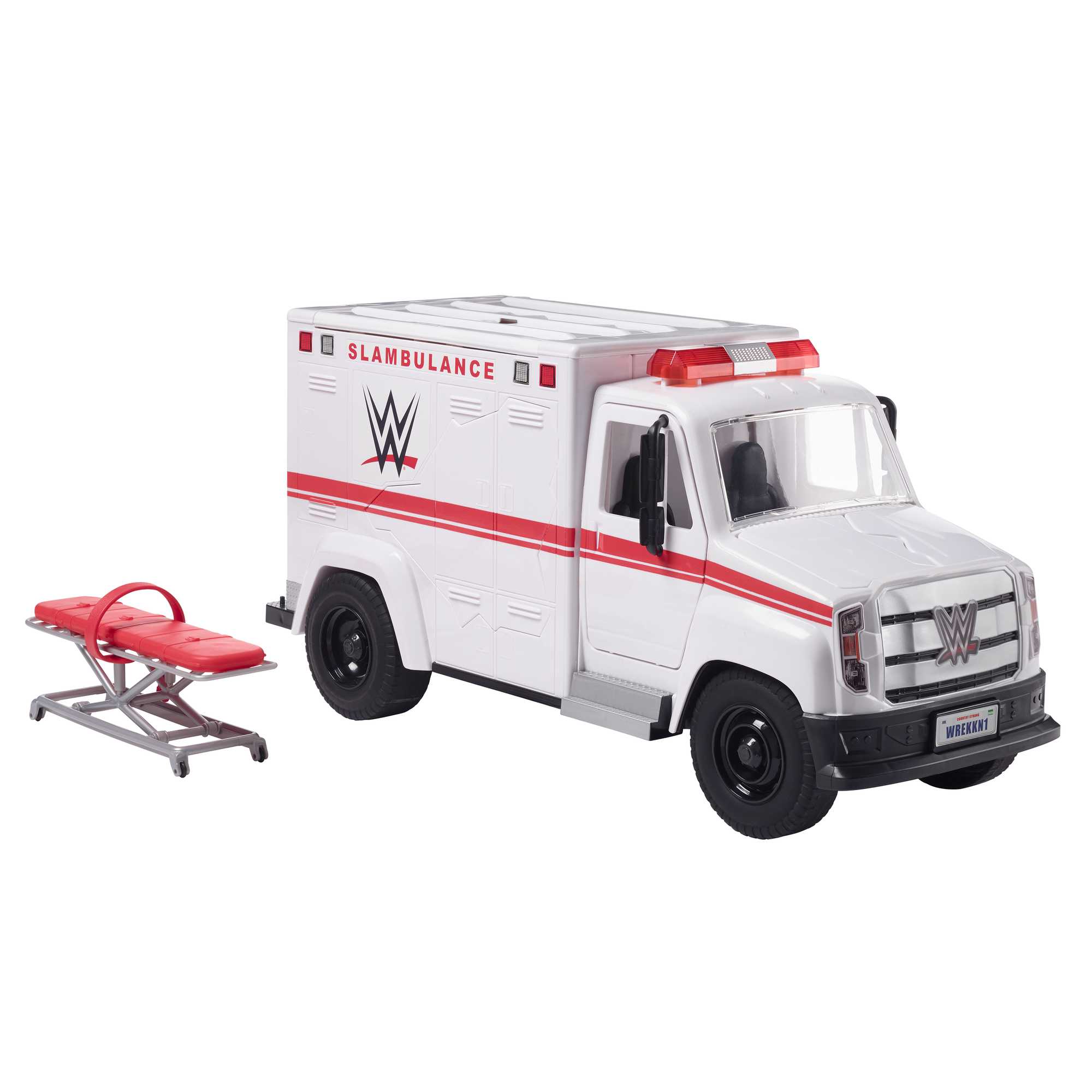 WWE Action Figure Vehicle Wrekkin Slambulance Ambulance