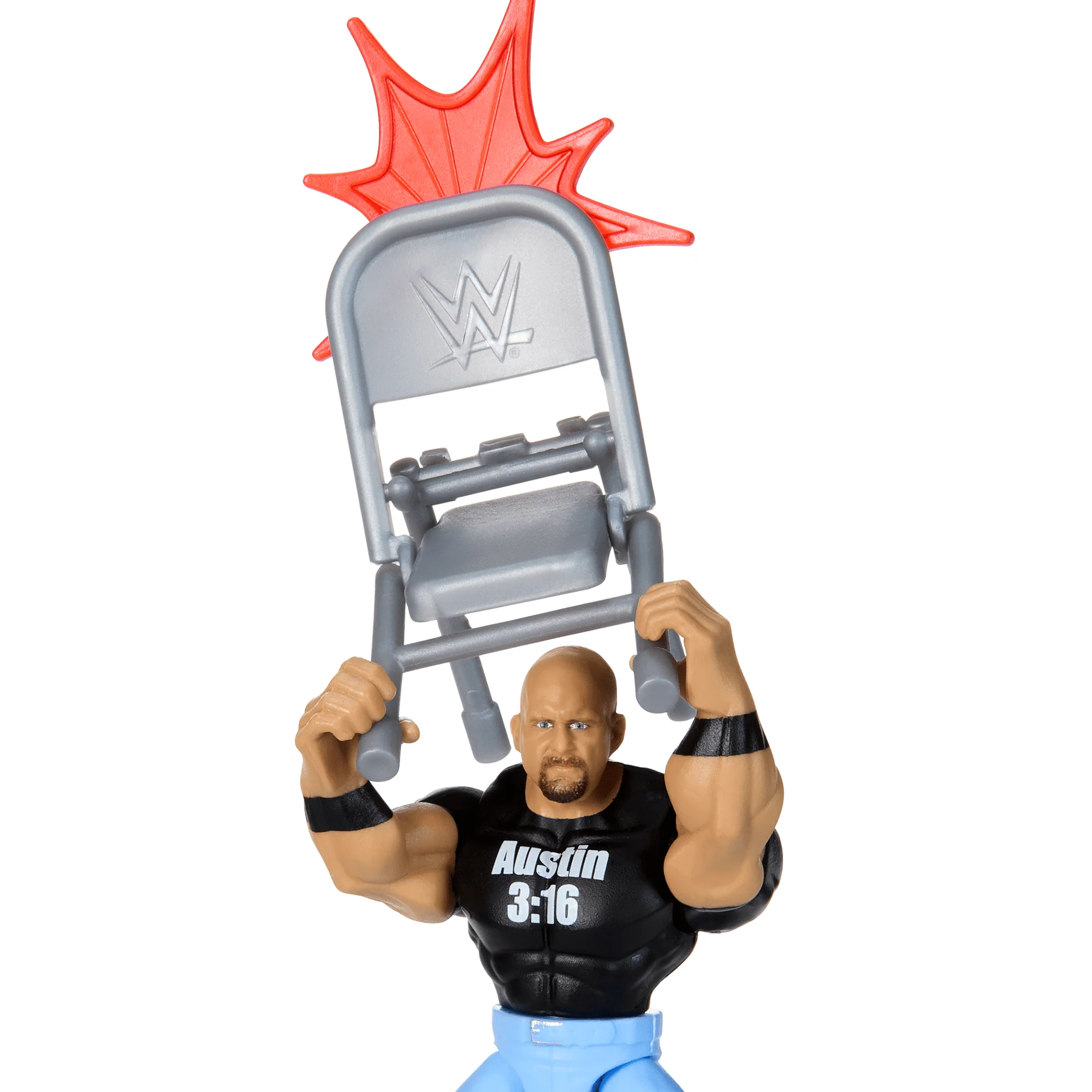 WWE Action Figure Knuckle Crunchers ��Stone Cold�� Steve Austin With Battle Accessory