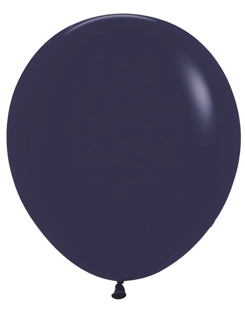 18 inch Sempertex Fashion Navy Latex Balloons 25ct