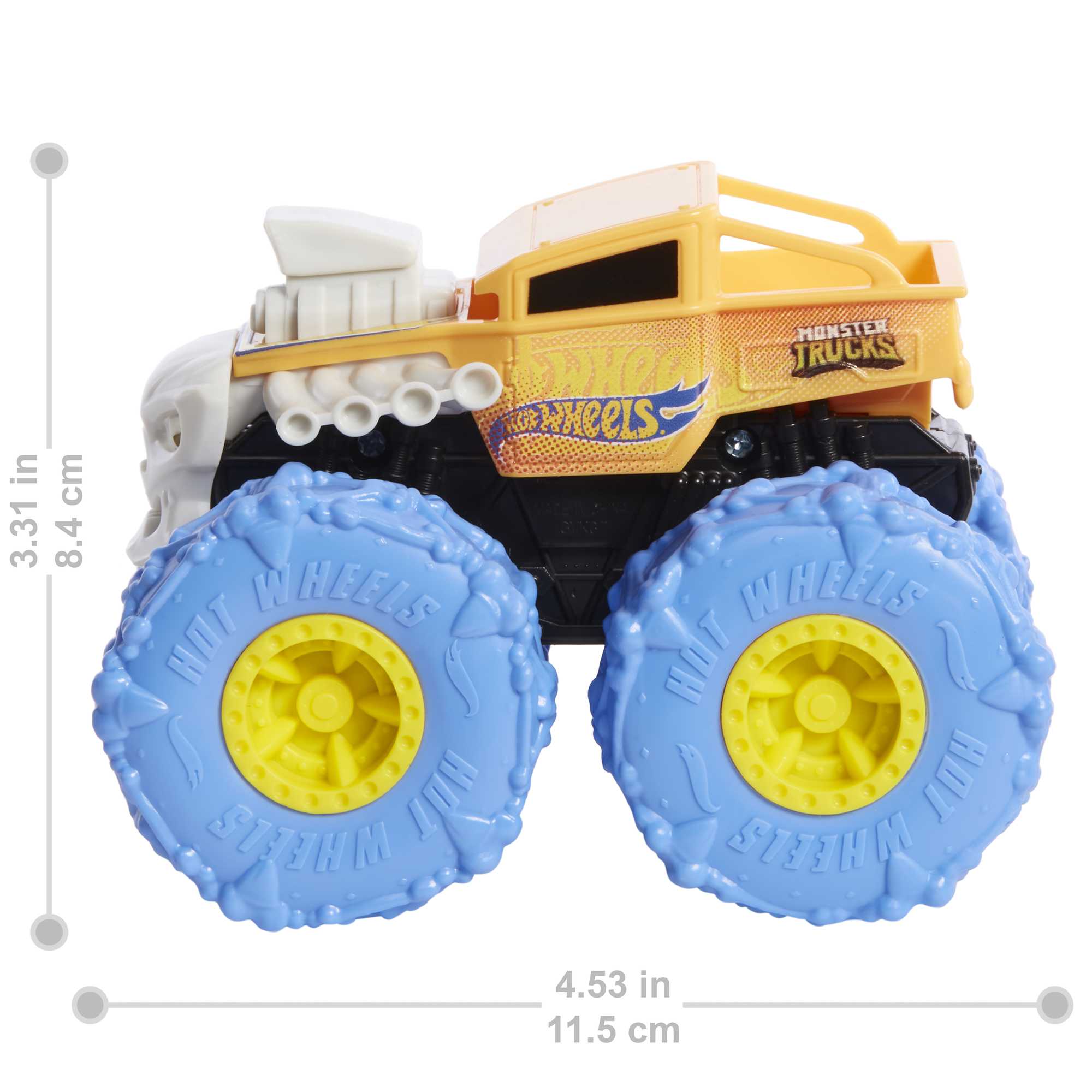 Hot Wheels? 1:43 Monster Trucks Rev Tredz? Trucks - Bone Shaker