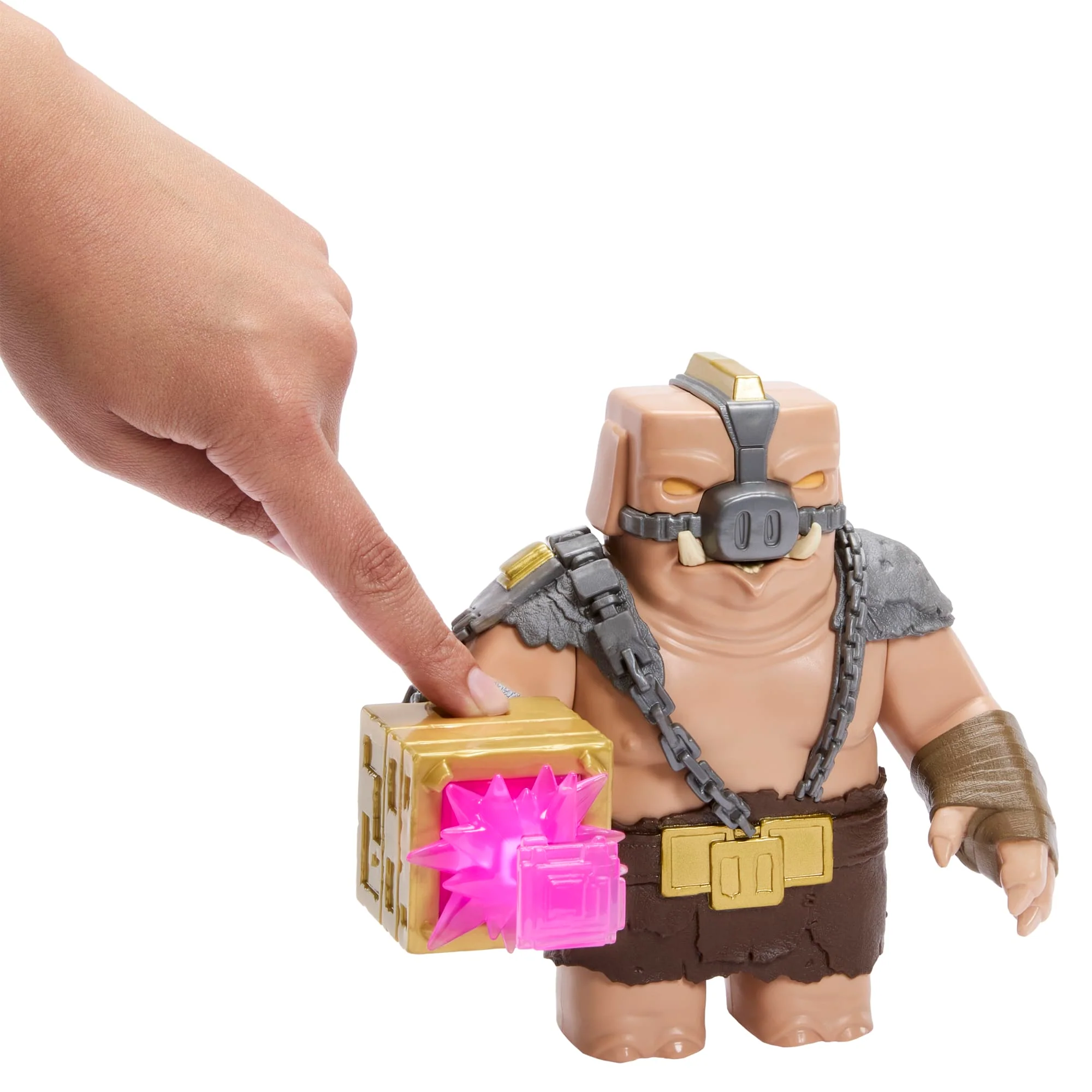 Minecraft Battle Mode Great Hog Large Action Figure, Lights & Sounds, inspired By A Minecraft Movie