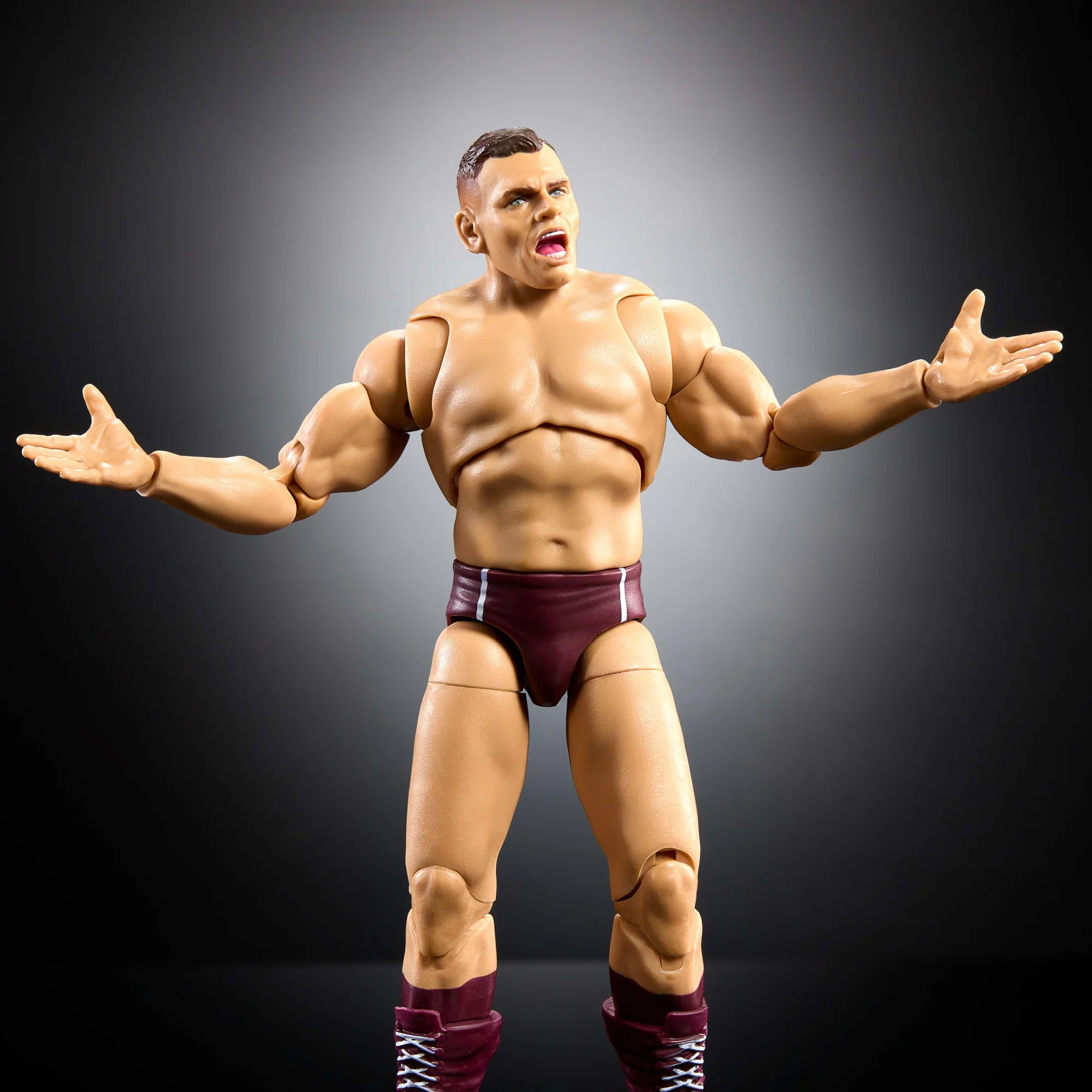 WWE Ultimate Edition Gunther Action Figure & Accessories Set, 6-Inch Collectible, 30 Articulation Points