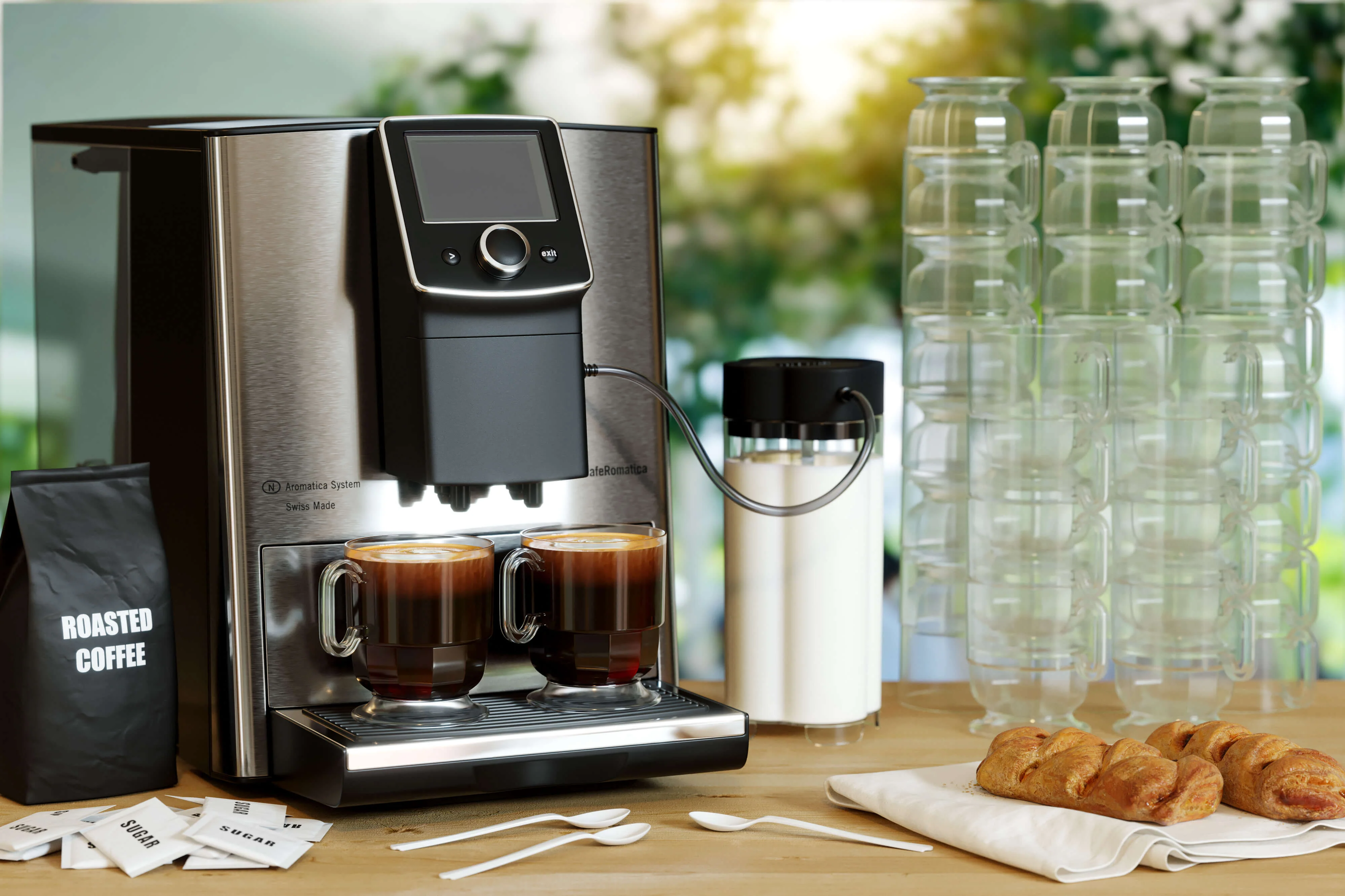 8 Oz. Clear Glazed Coffee Cups W/ Handle | 8 Count