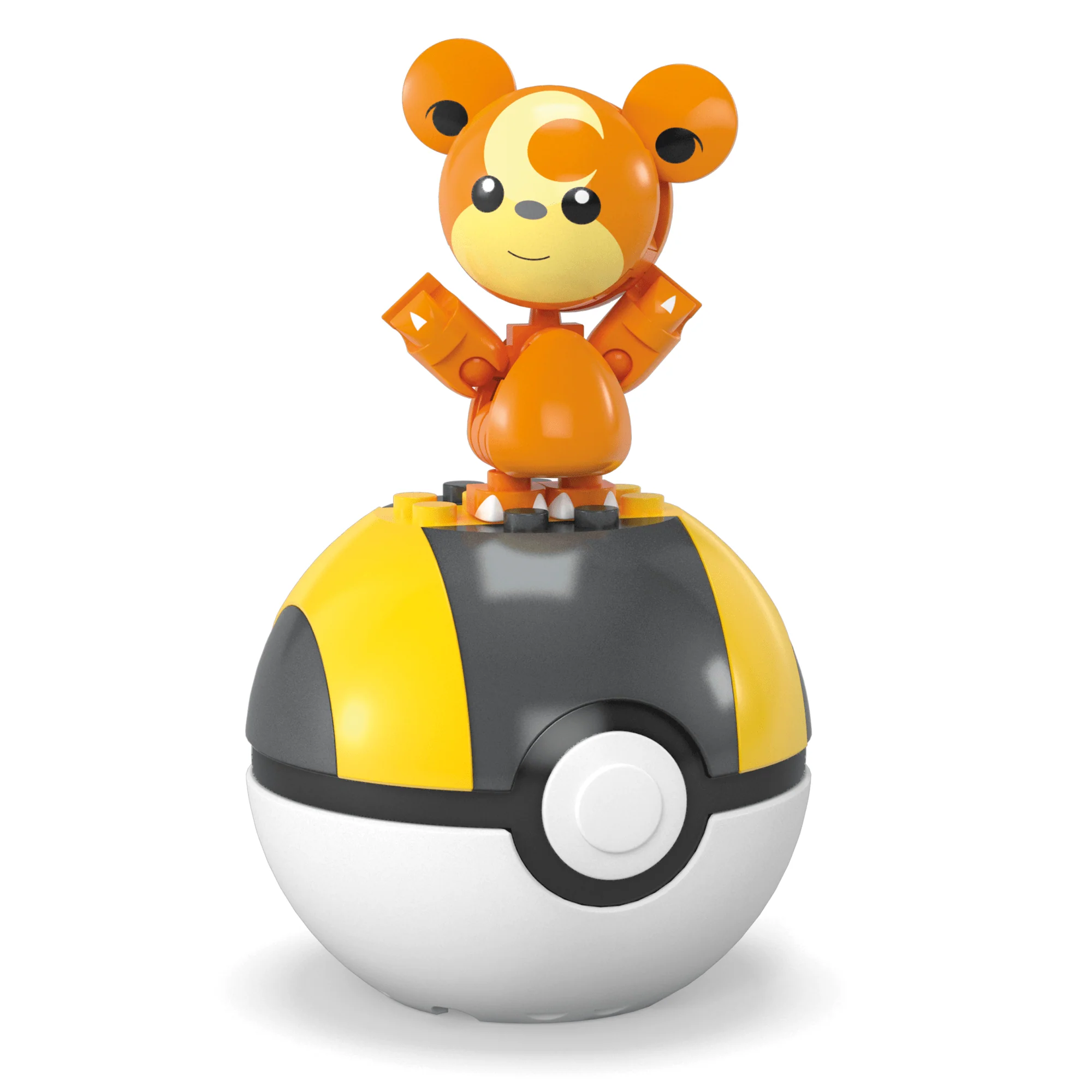 MEGA Pok��mon Teddiursa Building Toy Kit, Poseable Action Figure (24 Pieces) For Kids