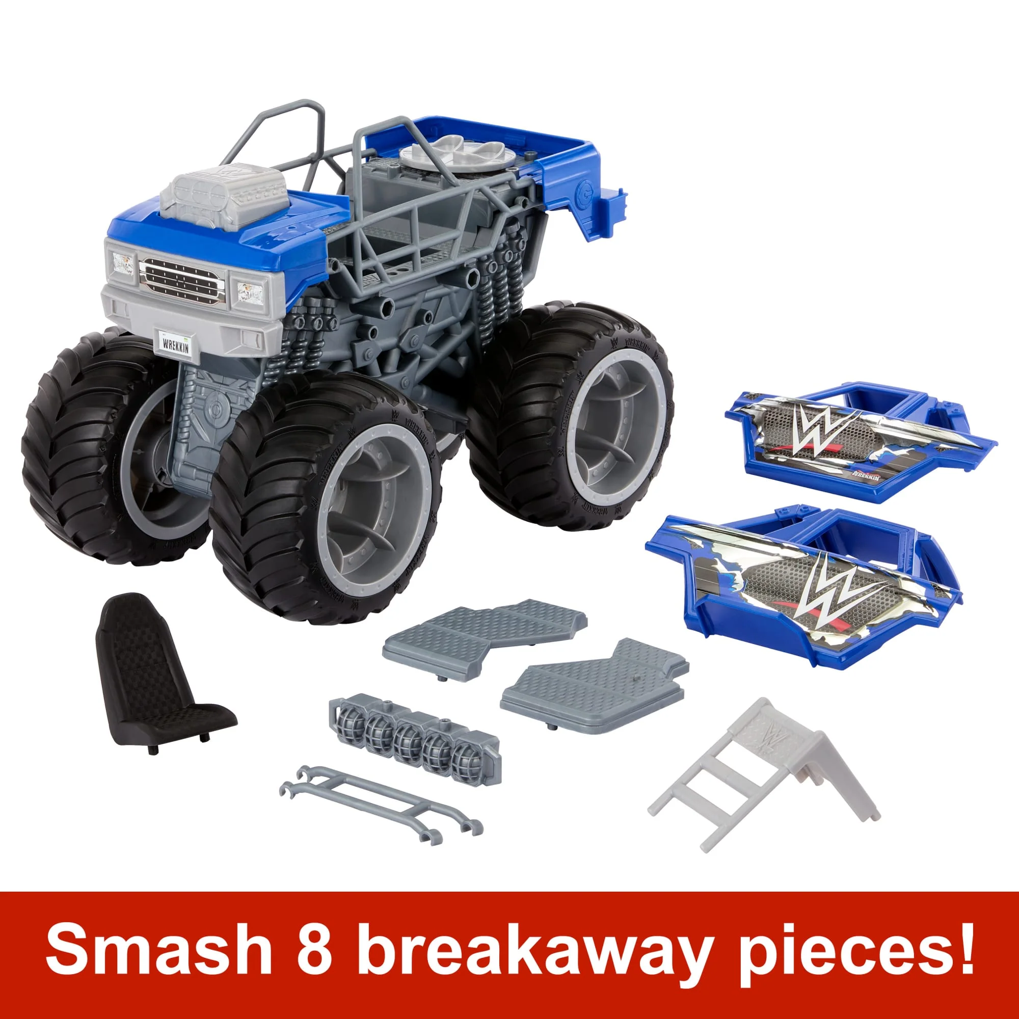 WWE Vehicle Wrekkin Slam Crusher Monster Truck