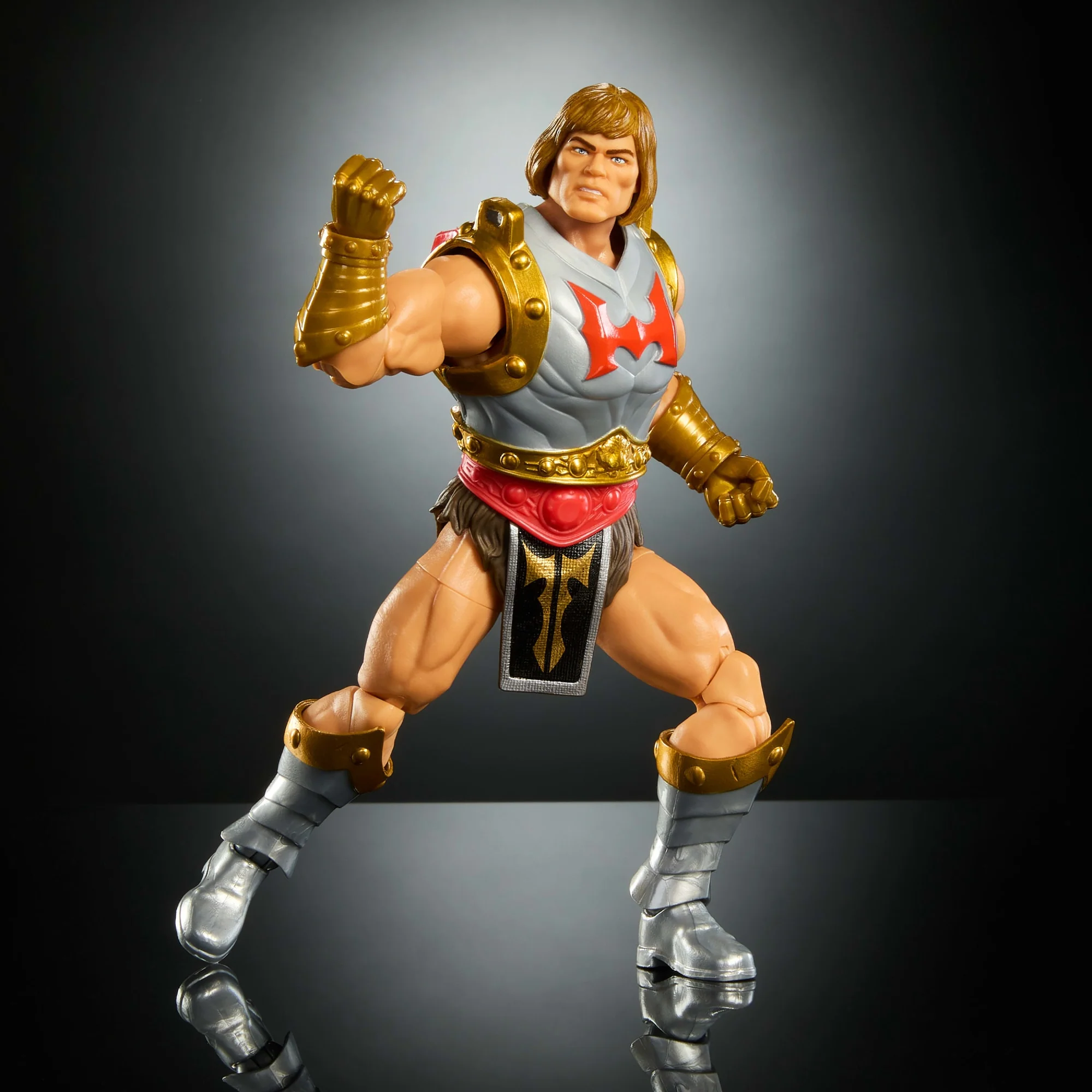 Masters Universe Masterverse New Eternia Flying Fists He-Man, MOTU Action Figure, 30 Articulations