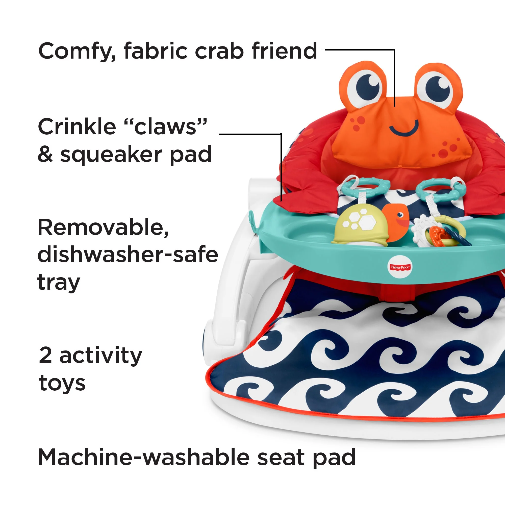 Sit-Me-Up Floor Seat With Tray