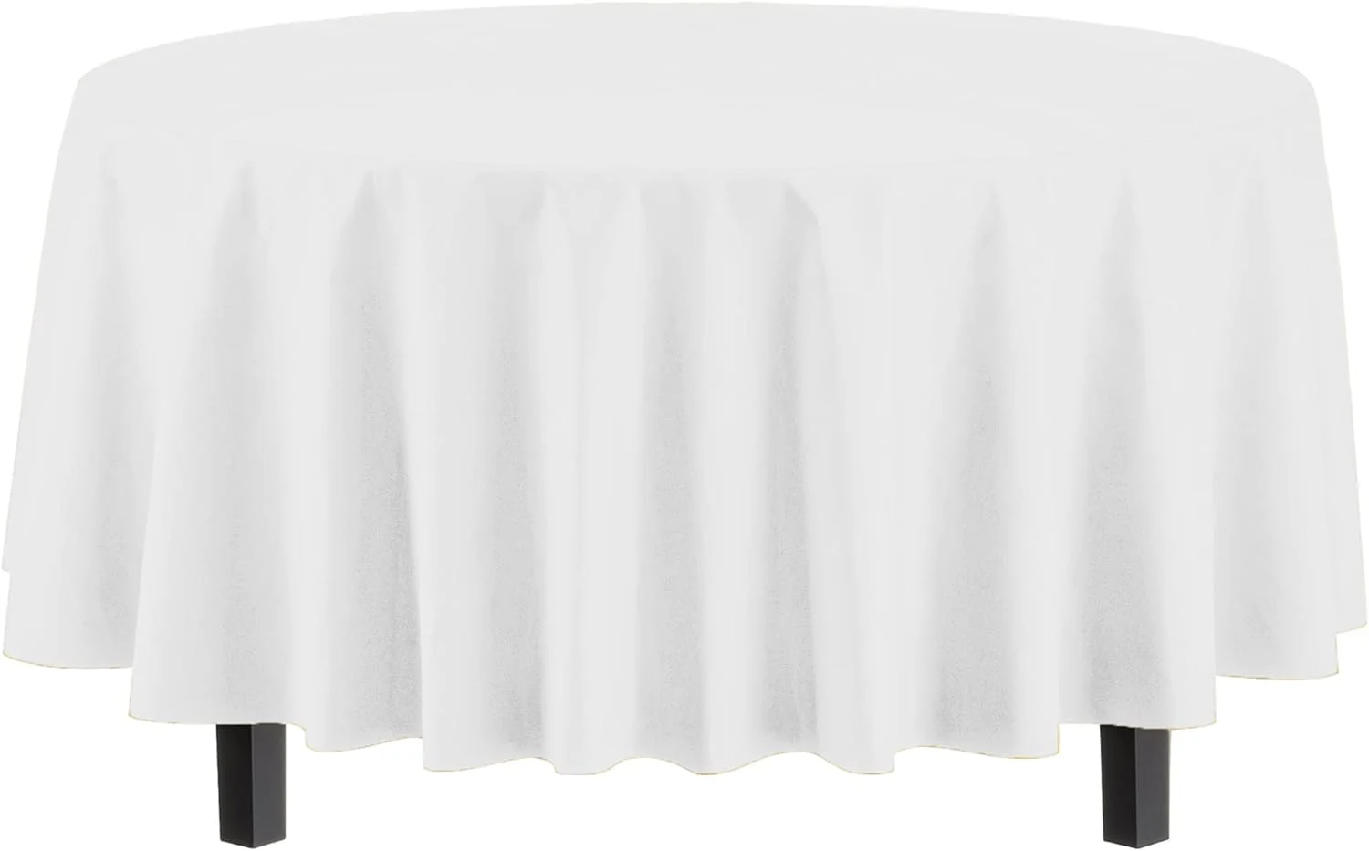 Round White Table Cover