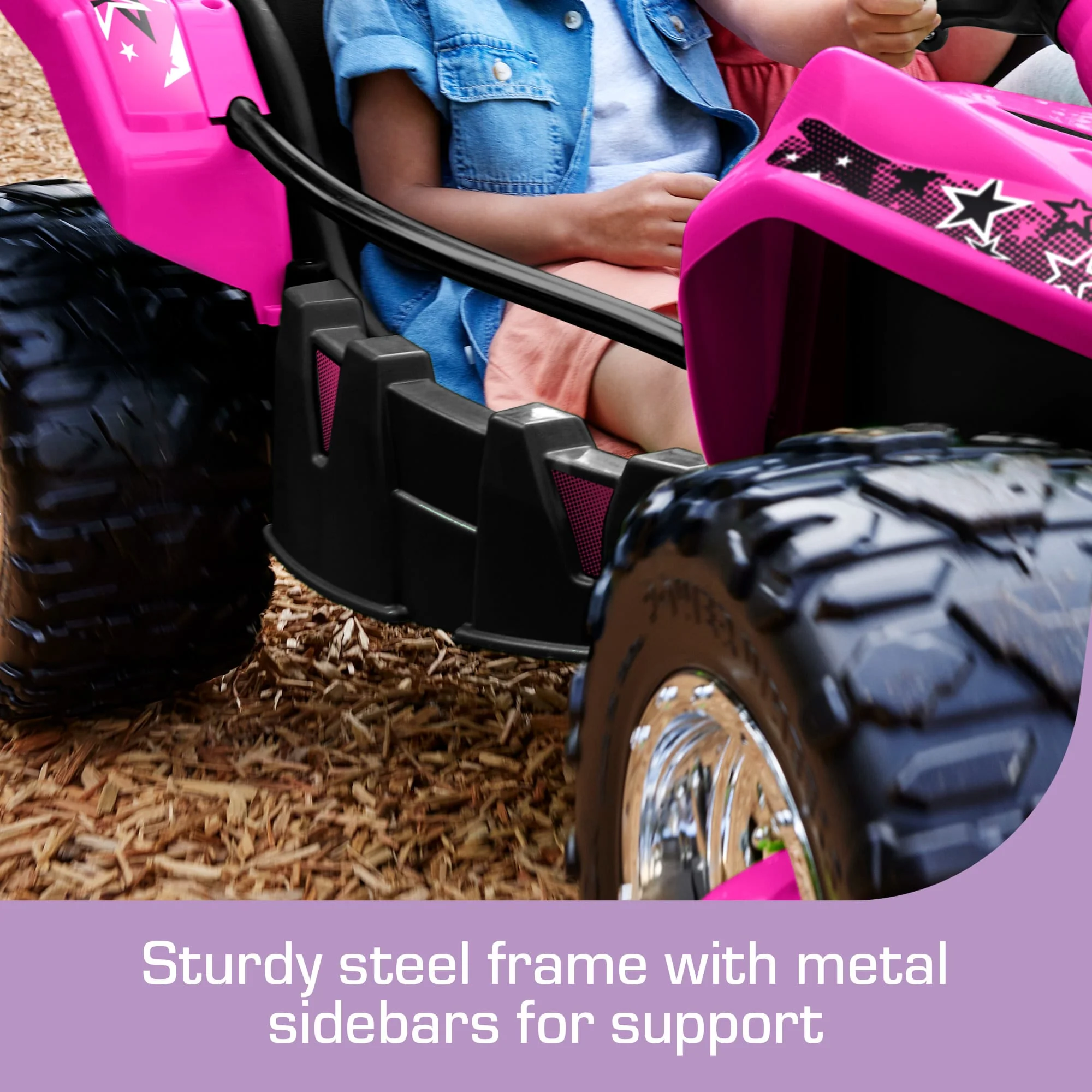 Power Wheels Dune Racer Extreme Battery-Powered Ride-On Vehicle With Charger, Pink