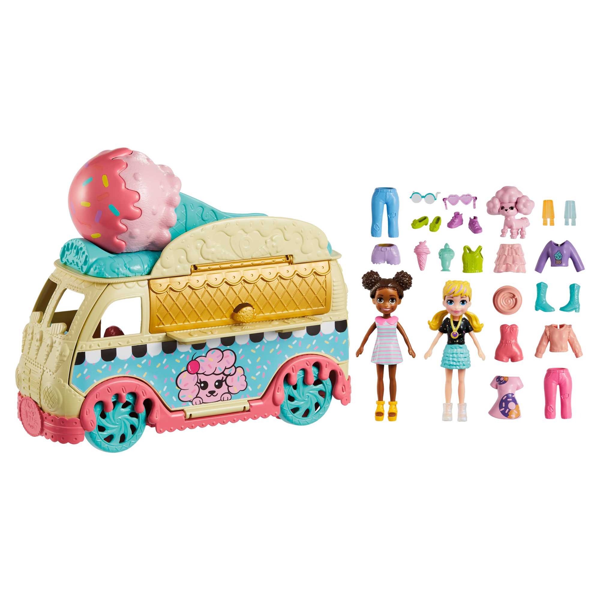 Polly Pocket Tiny Treats Ice Cream Truck