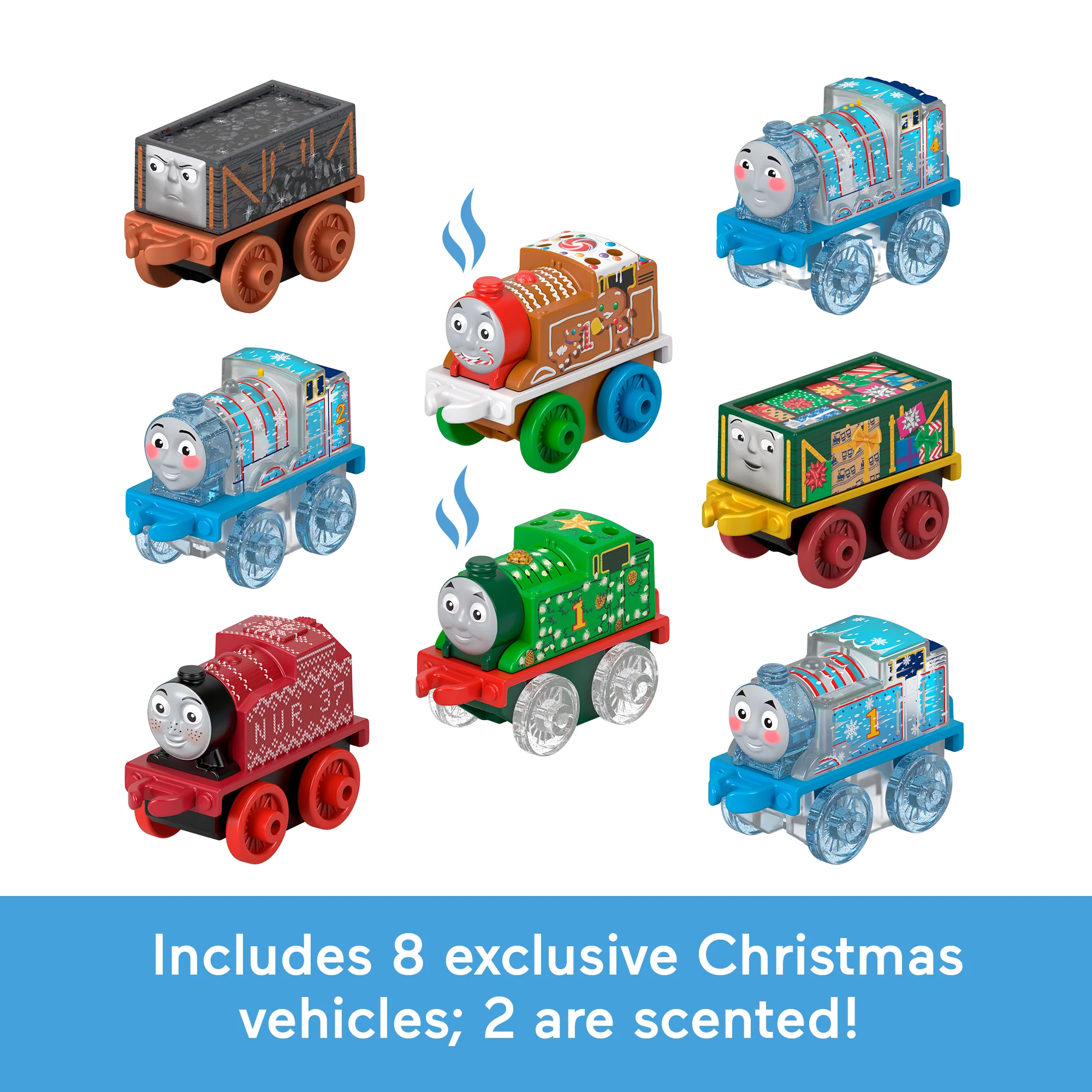 Thomas & Friends Minis Advent Calendar 2024, 24 Miniature Toy Trains For Preschool Kids