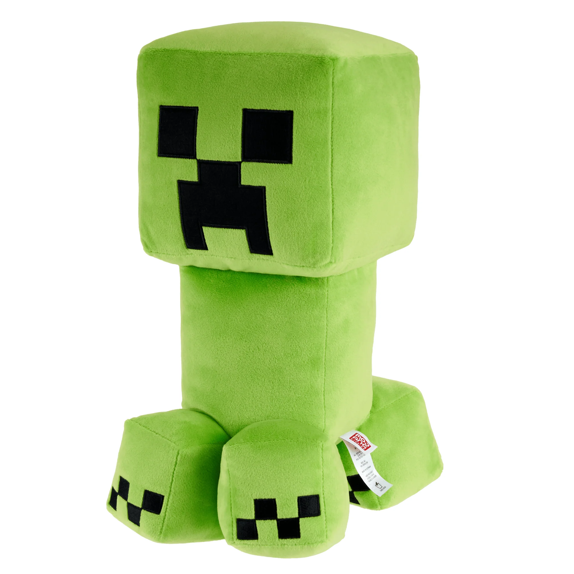Minecraft Creeper 16-in Scale Jumbo Plush Figure, Pixelated Design
