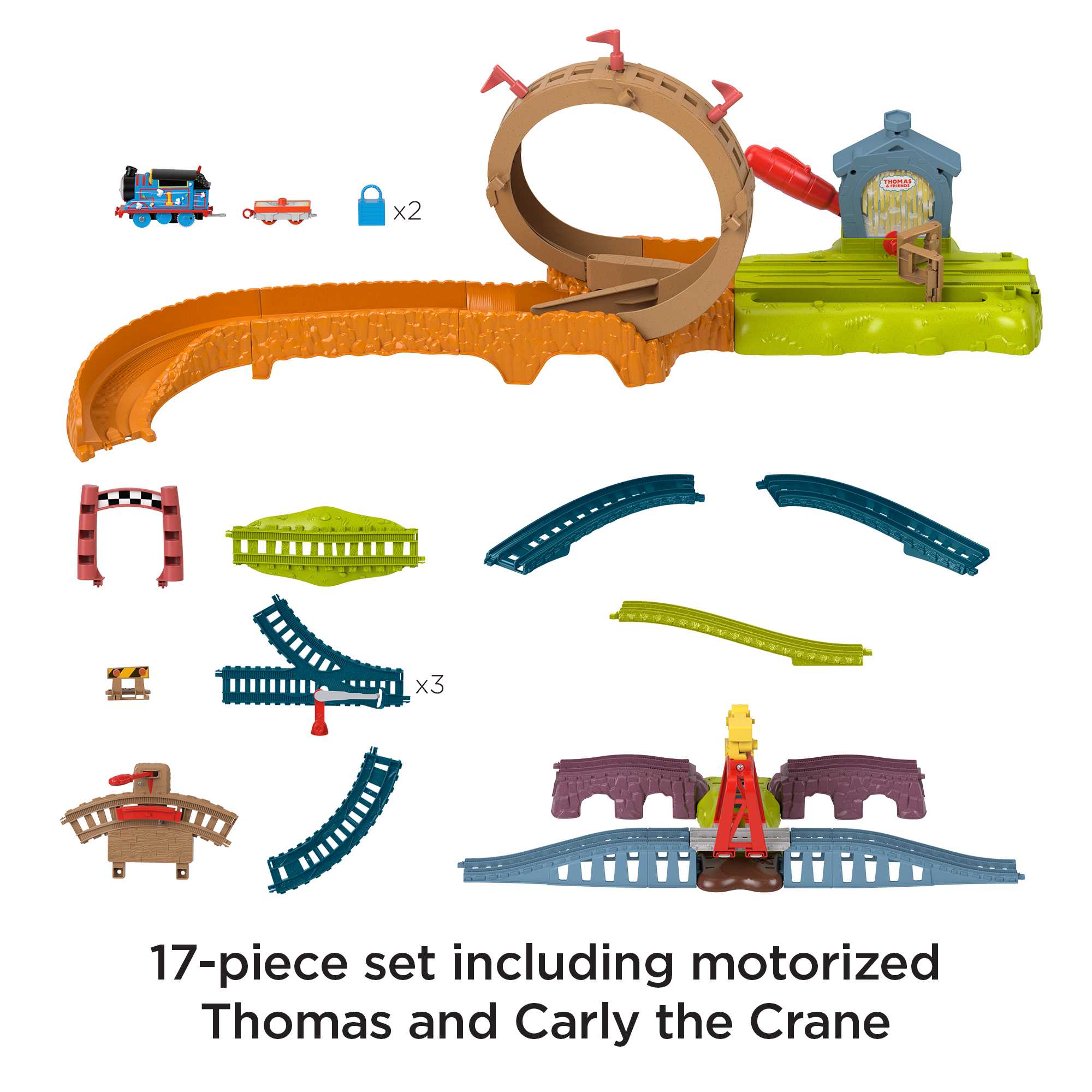Fisher-Price Thomas & Friends  Launch & Loop Maintenance Yard