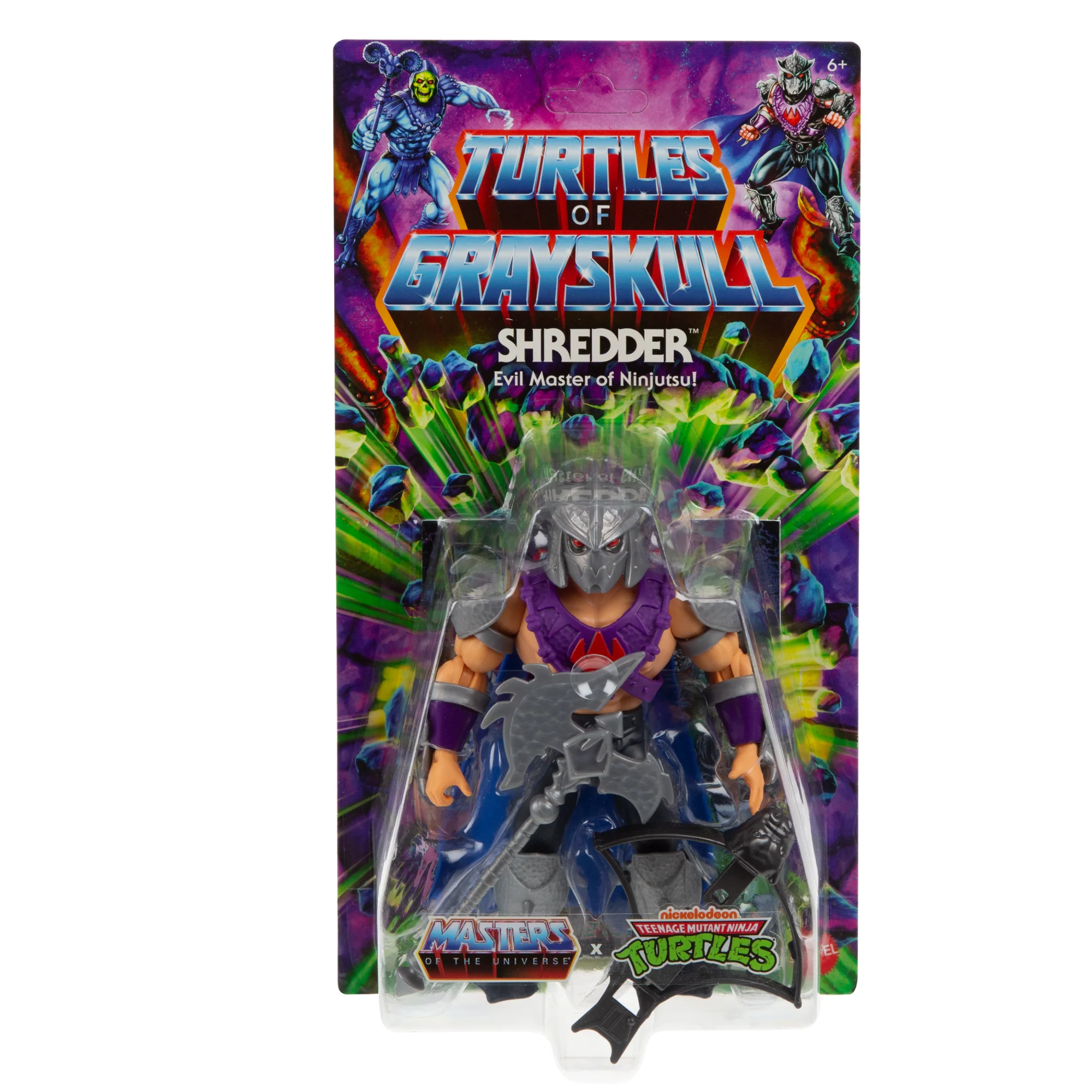 Masters Of The Universe Origins Turtles Of Grayskull Shredder Action Figure Toy