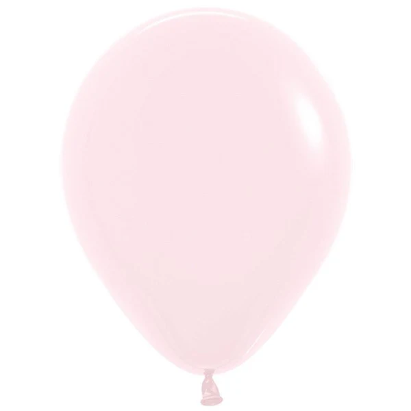 Sempertex Pastel Matte 12in Pink Latex Balloon 50ct