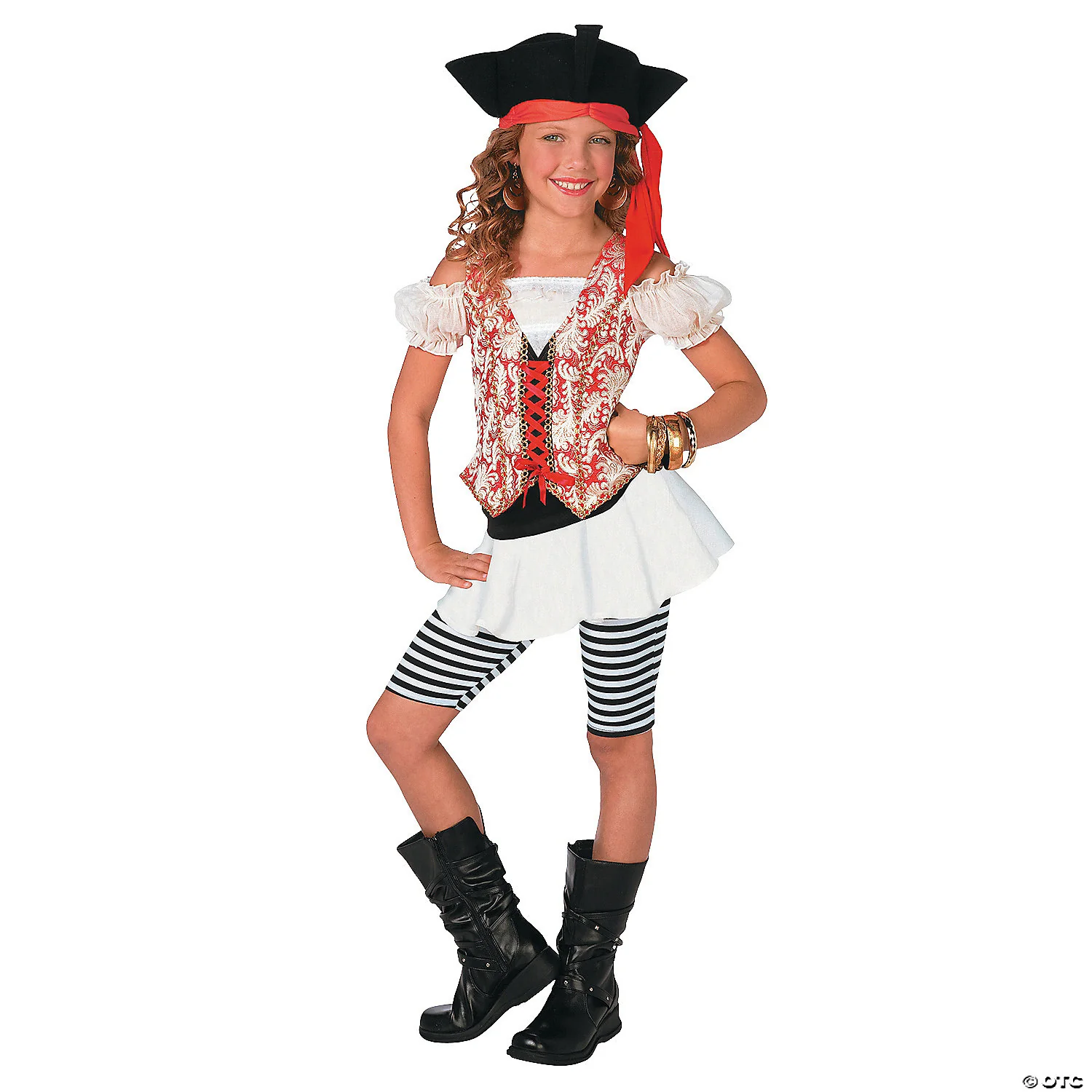 Girl's Swashbuckler Pirate Costume