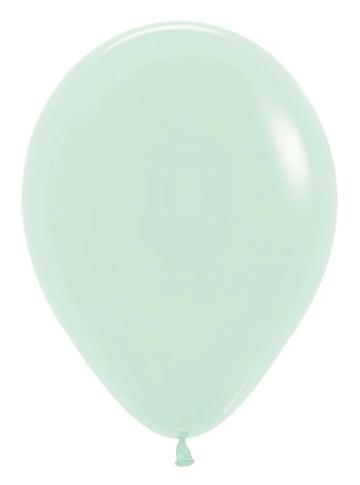 11 inch Sempertex Pastel Matte Green Latex Balloons 100ct