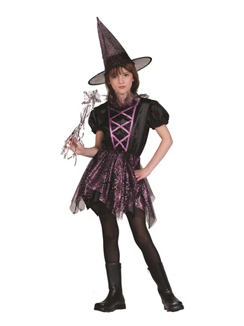 Spiderina Witch Dress & Hat (Large)
