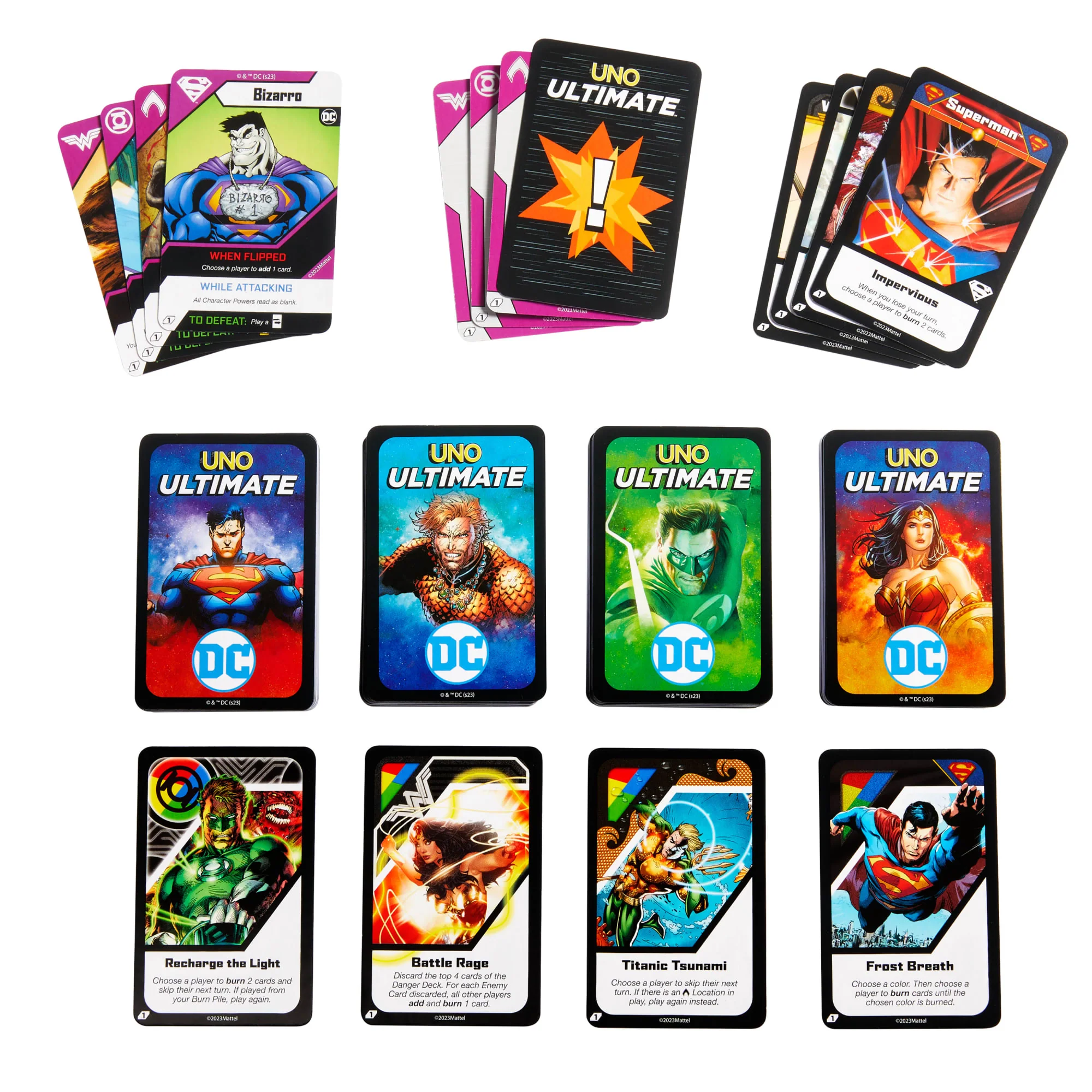 UNO Ultimate DC  Card Game With Collectible Foil Cards