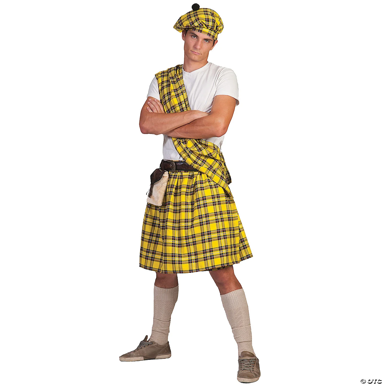 Men's Plaid Highlander Costume - Embrace Scottish Pride! ??????��????