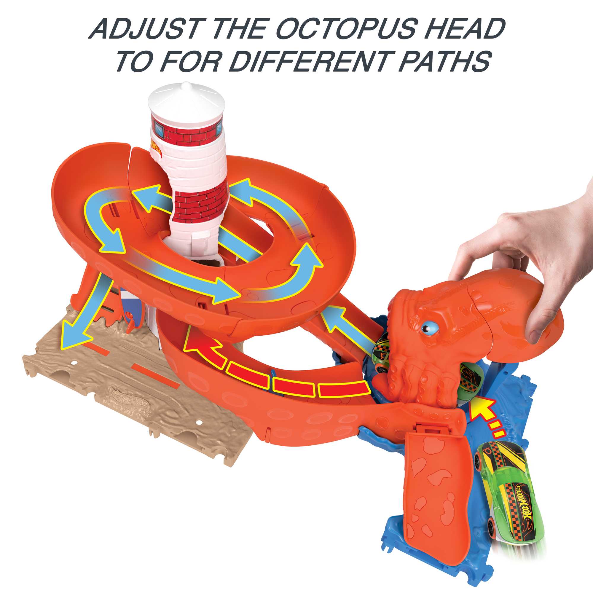 Hot Wheels City Octopus Invasion Attack Playset
