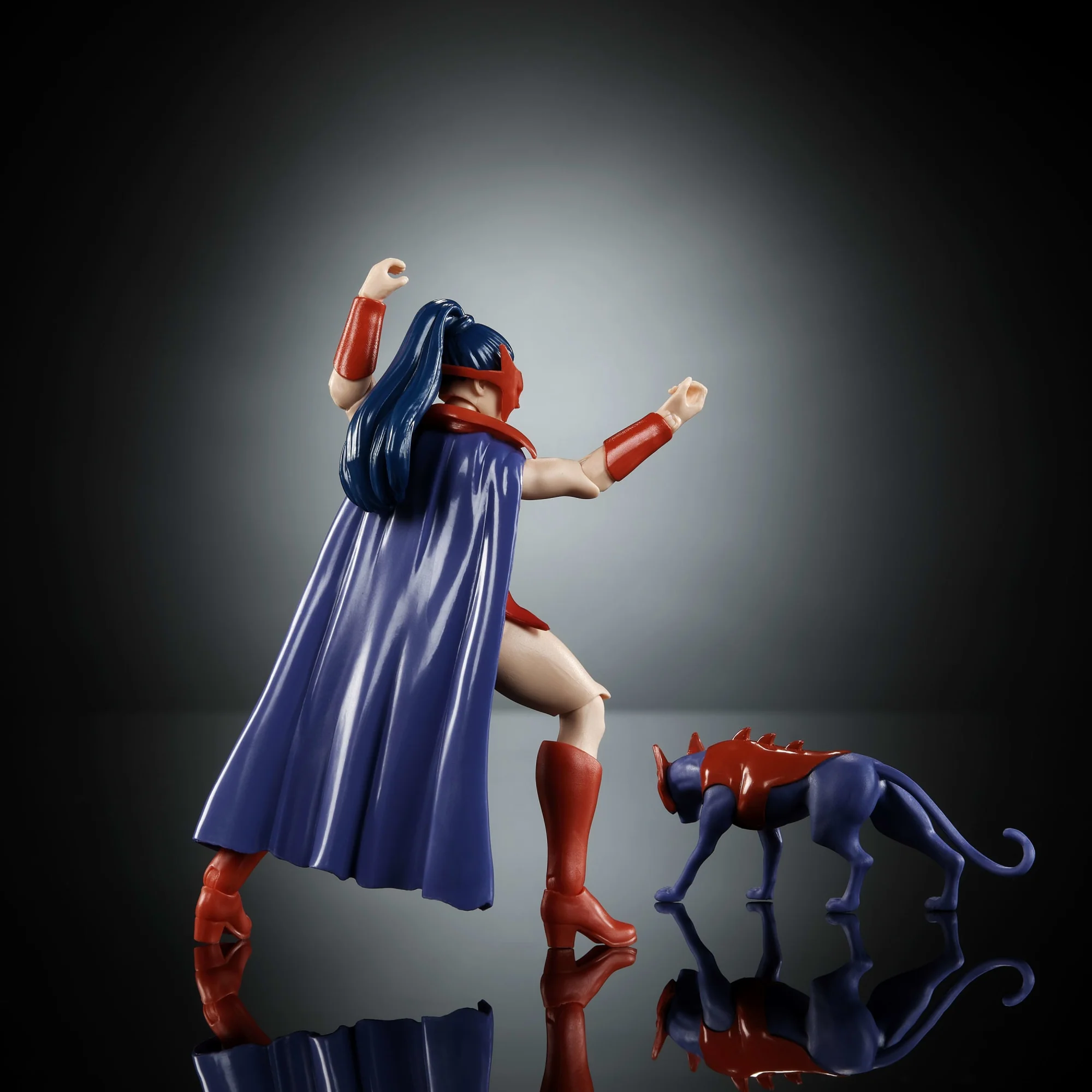 Masters Of The Universe Origins Cartoon Collection Catra 5.5-Inch Action Figure Toy, 1980s Tv Pop