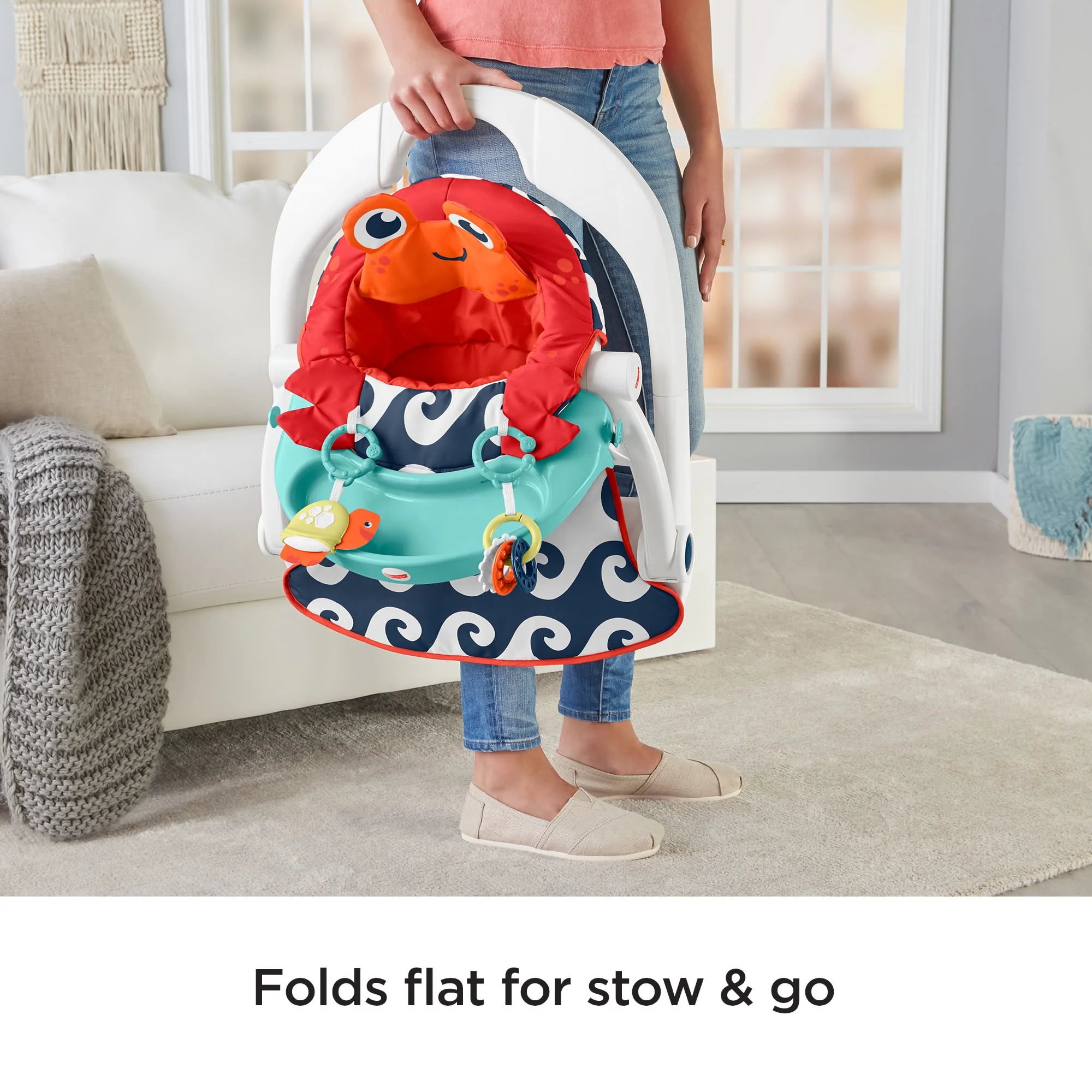 Sit-Me-Up Floor Seat With Tray