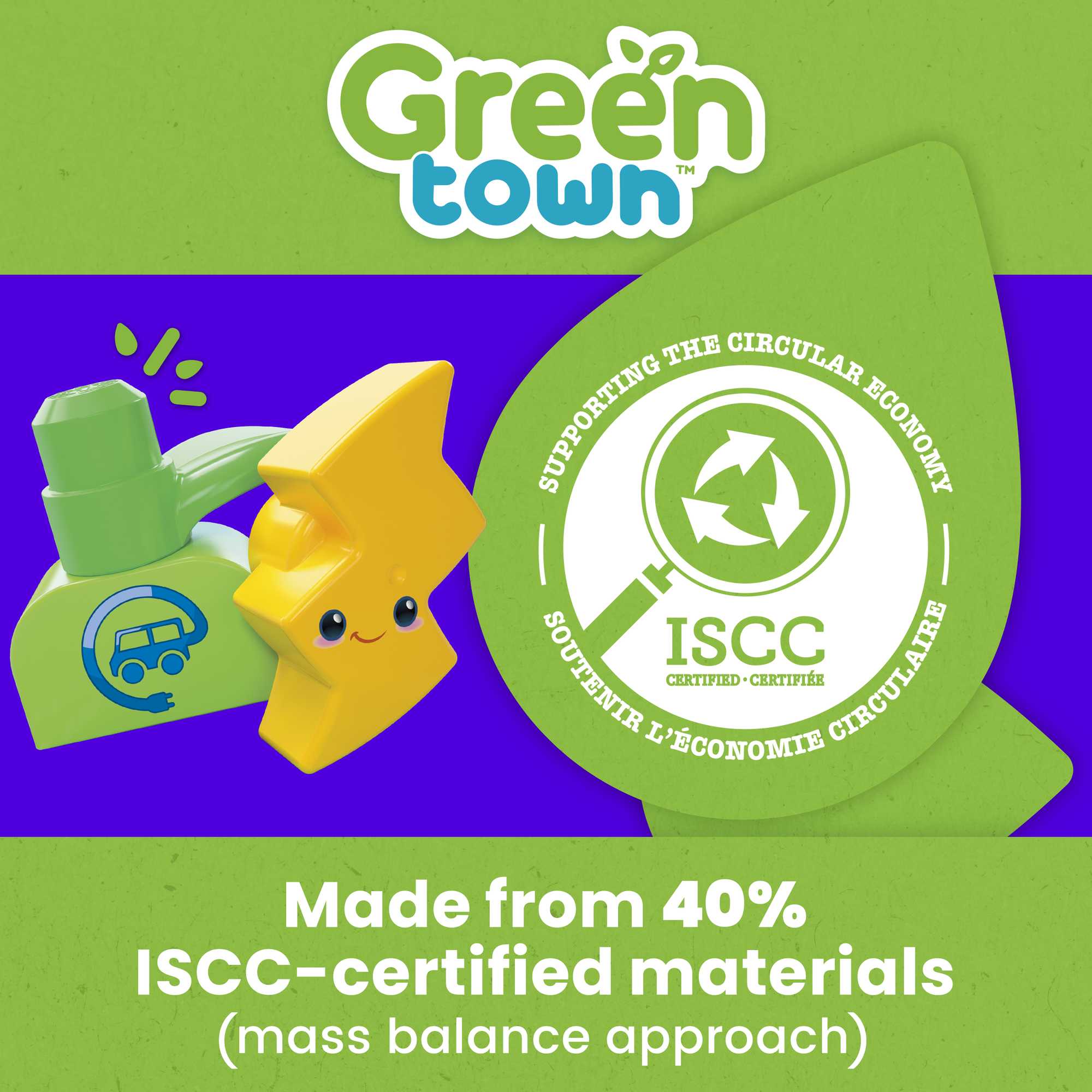 MEGA BLOKS Toy Blocks Charge & Go Bus With 2 Figures (34 Pieces) For Toddler