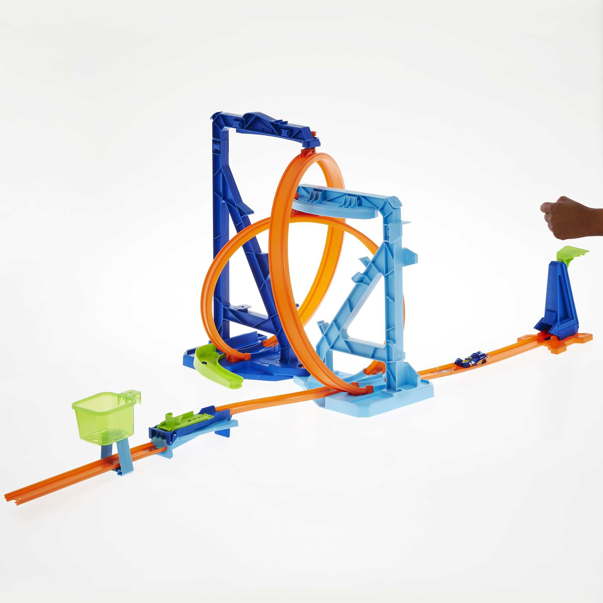 Hot Wheels Track Set And 1 Hot Wheels Car, Infinity Loop Track Kit