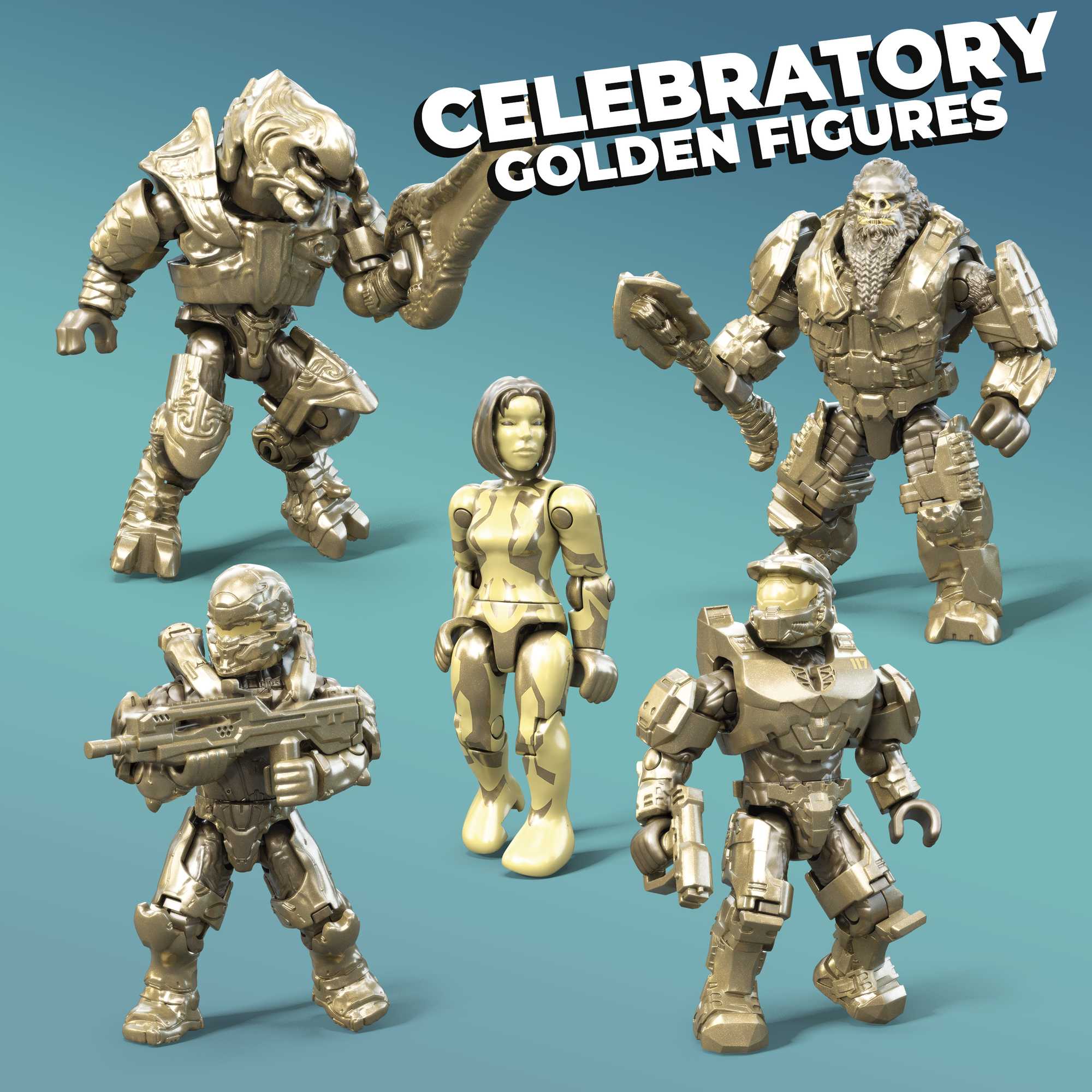 MEGA Halo 20th Anniversary Pack Building Kit With 20 Micro Action Figures (352 Pieces)