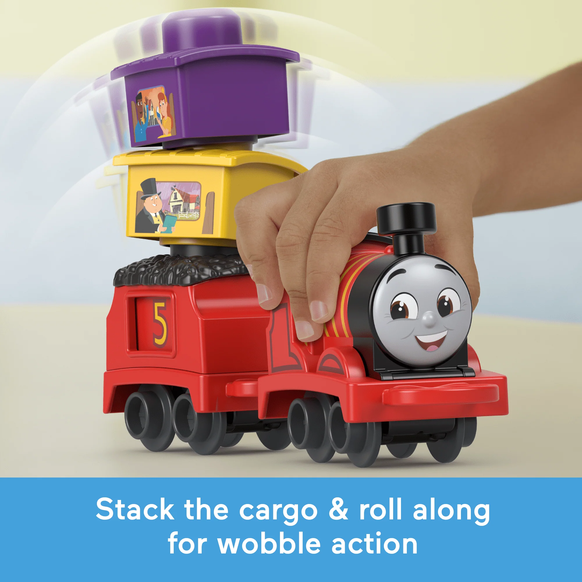 Thomas & Friends My First Knapford Station Train Playset For Toddlers, 6 Pieces