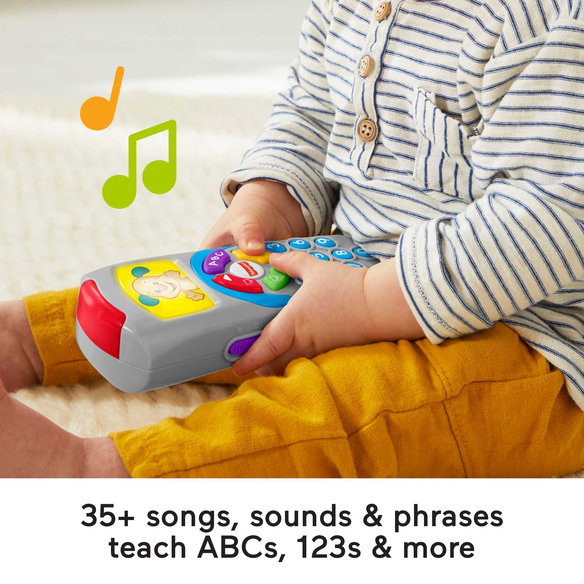 Fisher-Price Laugh & Learn Puppy's Remote Baby & Toddler Learning Toy With Music & Lights