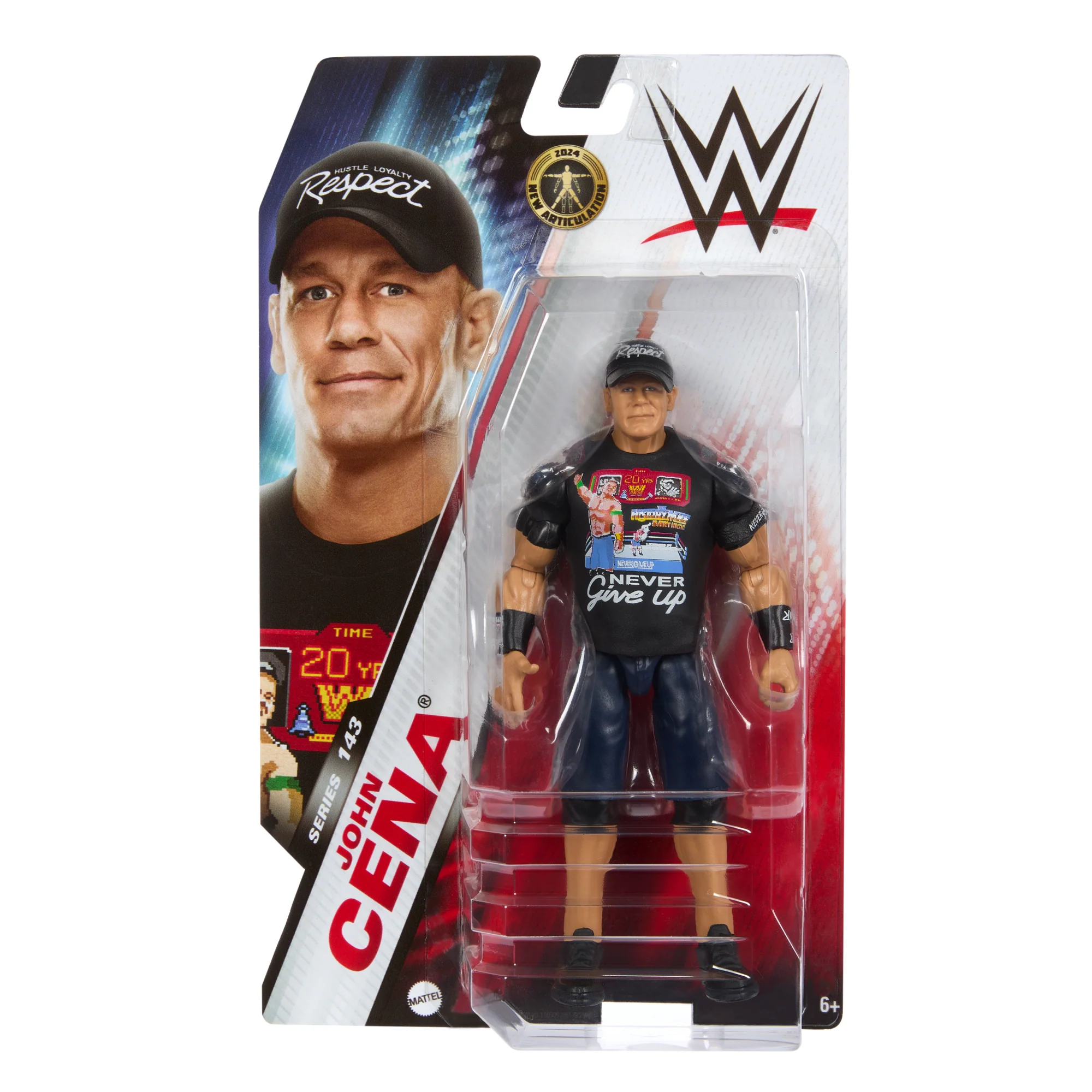 WWE John Cena Action Figure, 6-inch Collectible Superstar With Articulation & Life-Like Look