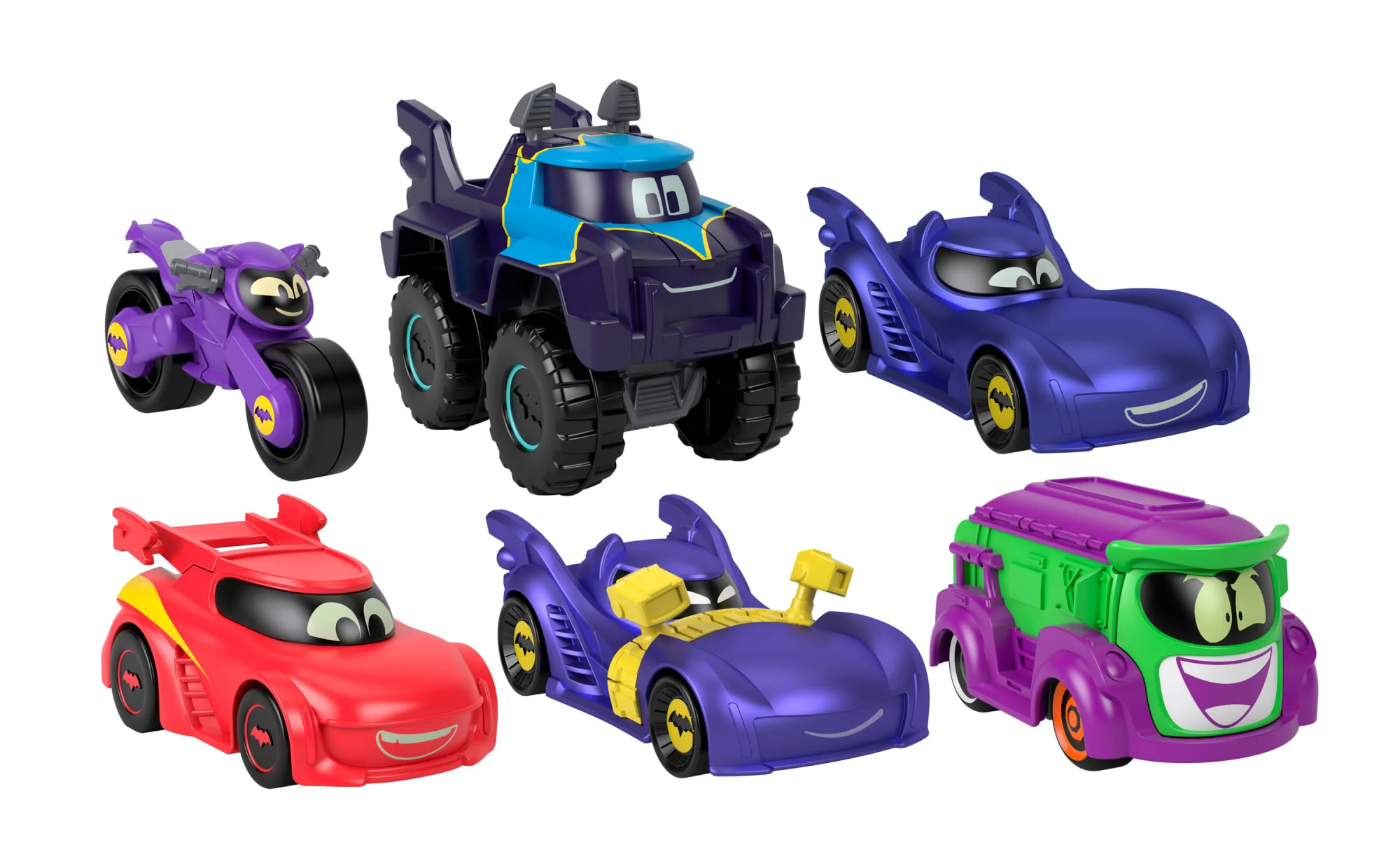 Fisher-Price DC Batwheels 1:55 Scale Diecast Toy Cars Collection, Preschool Toys