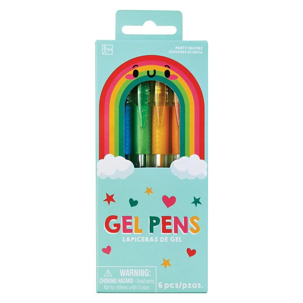 Rainbow Gel Pen Set 6ct