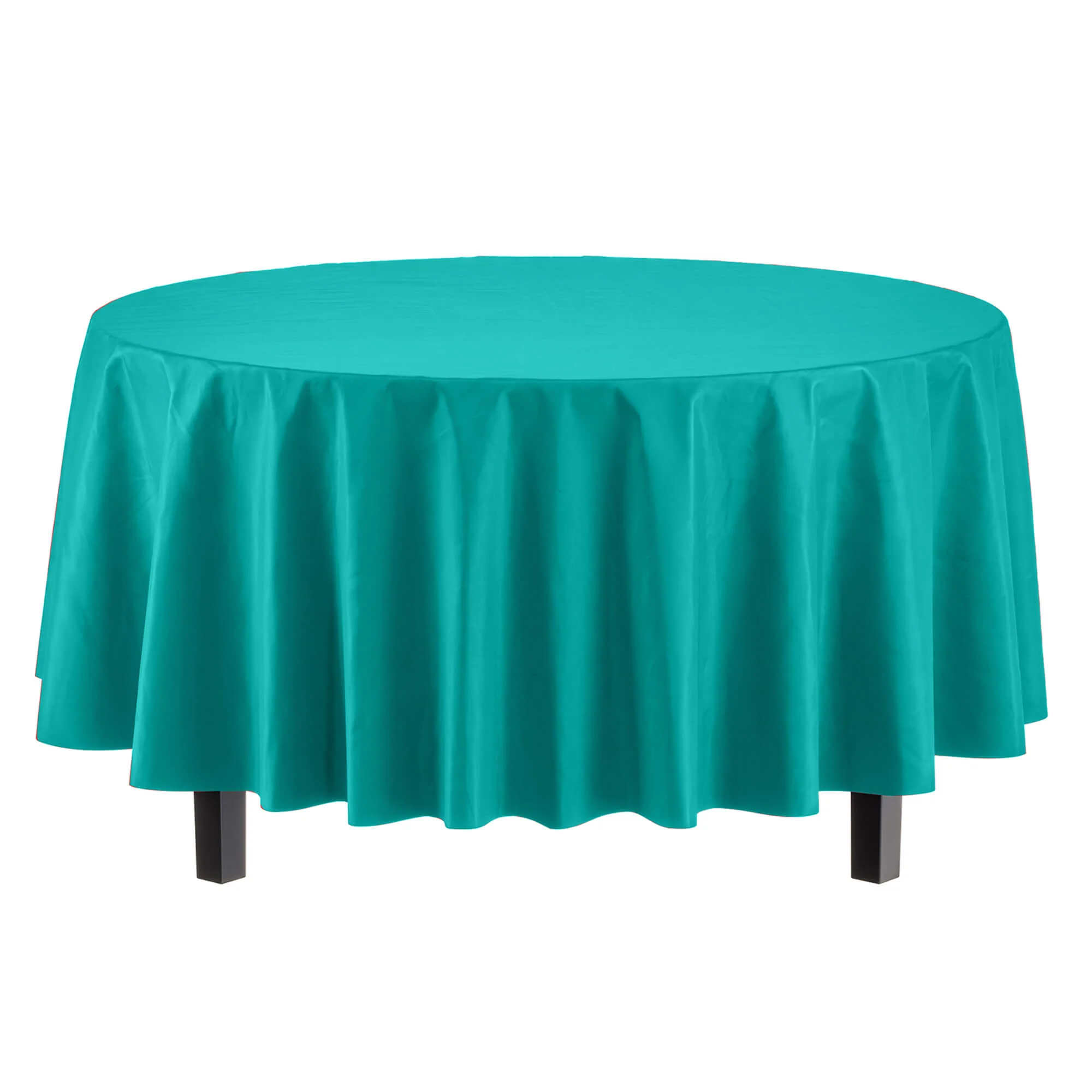 Premium Round Teal Table Cover