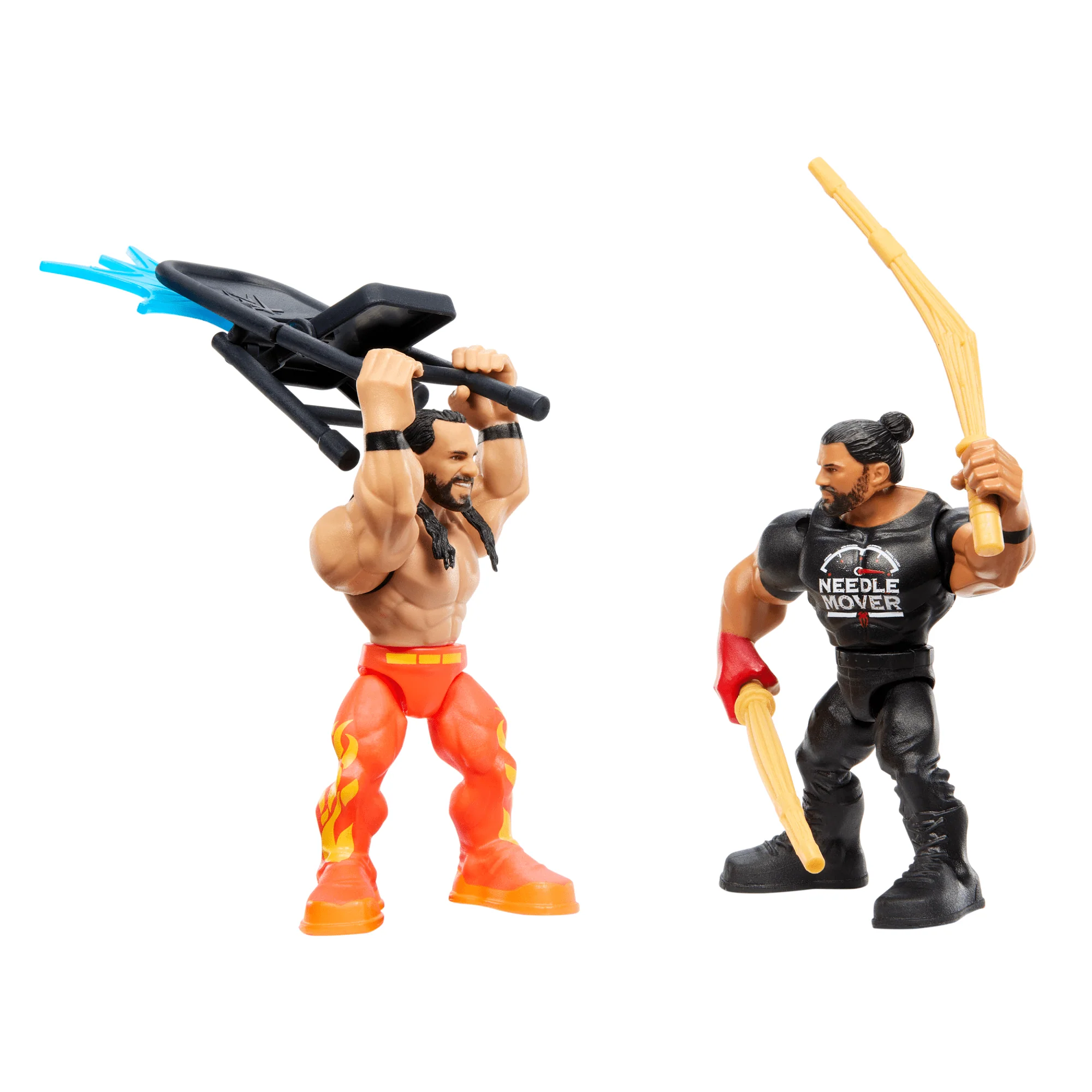 WWE Action Figure Knuckle Crunchers Seth Rollins With Battle Accessory